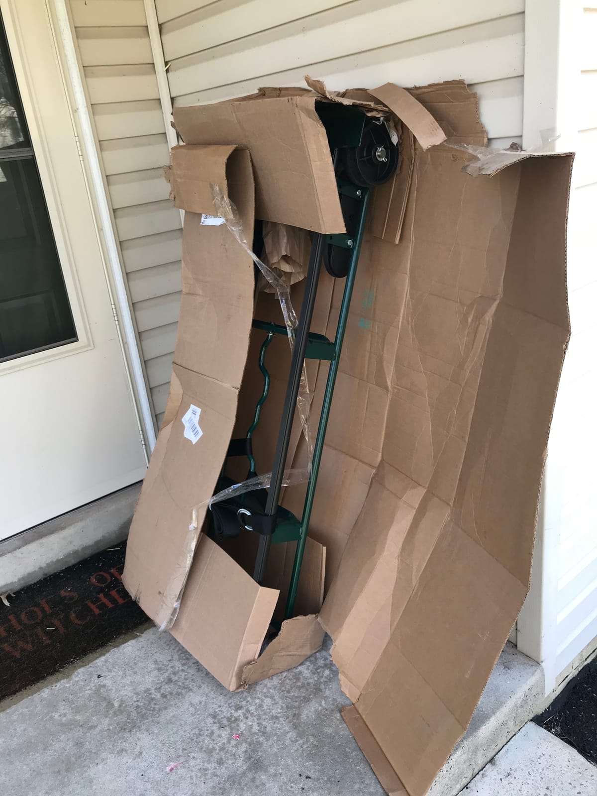 Harper Trucks 6781 Appliance Hand Truck, Dark Green customer photo 2