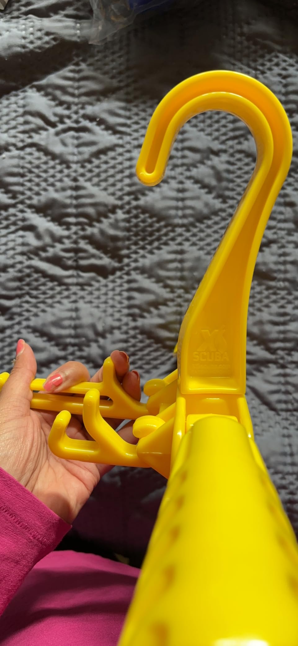 XS Scuba Travel Wetsuit Hanger customer photo 1
