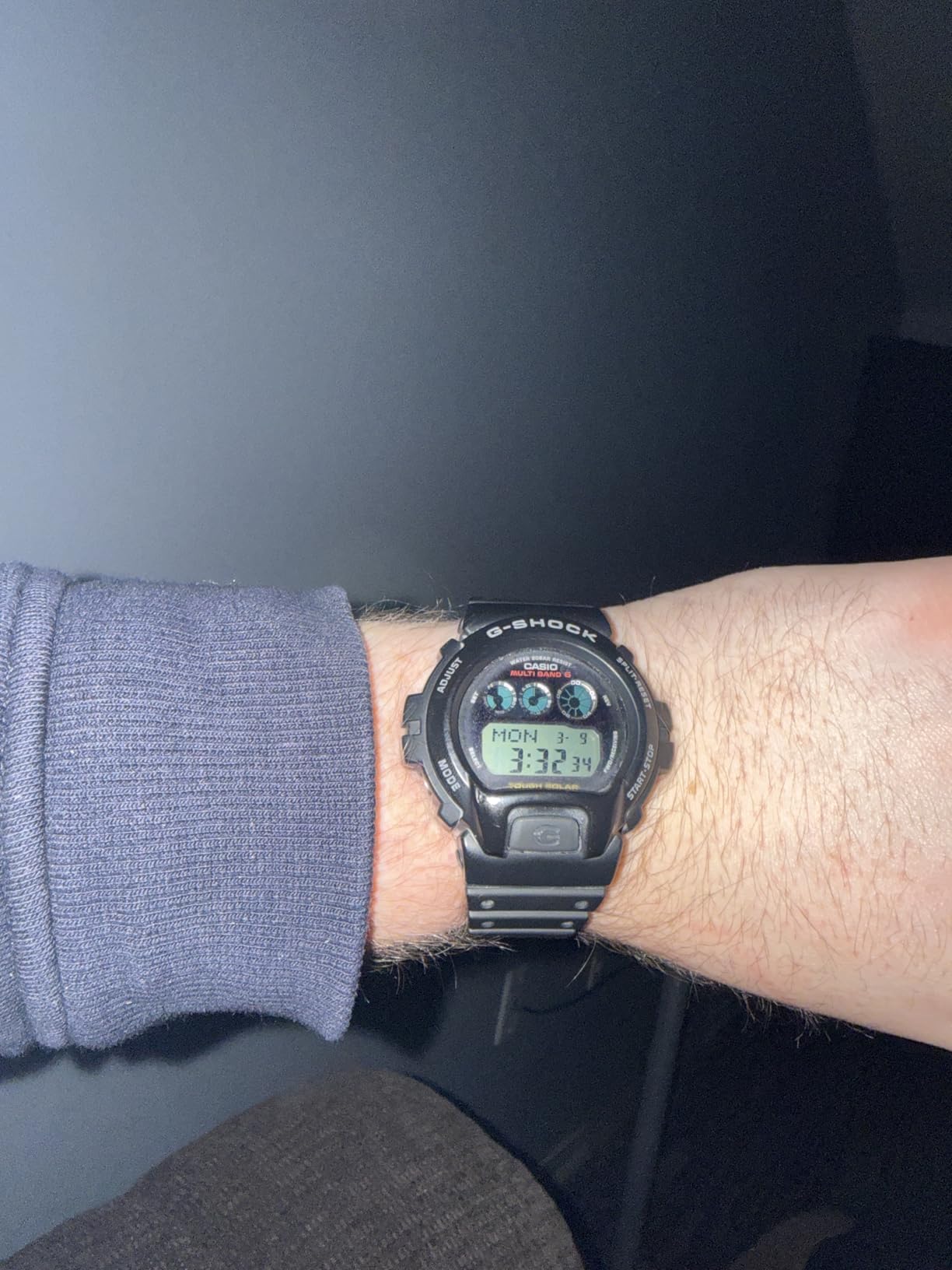 Casio G-Shock GW6900-1 Men's Tough Solar Black Resin Sport Watch customer photo 1