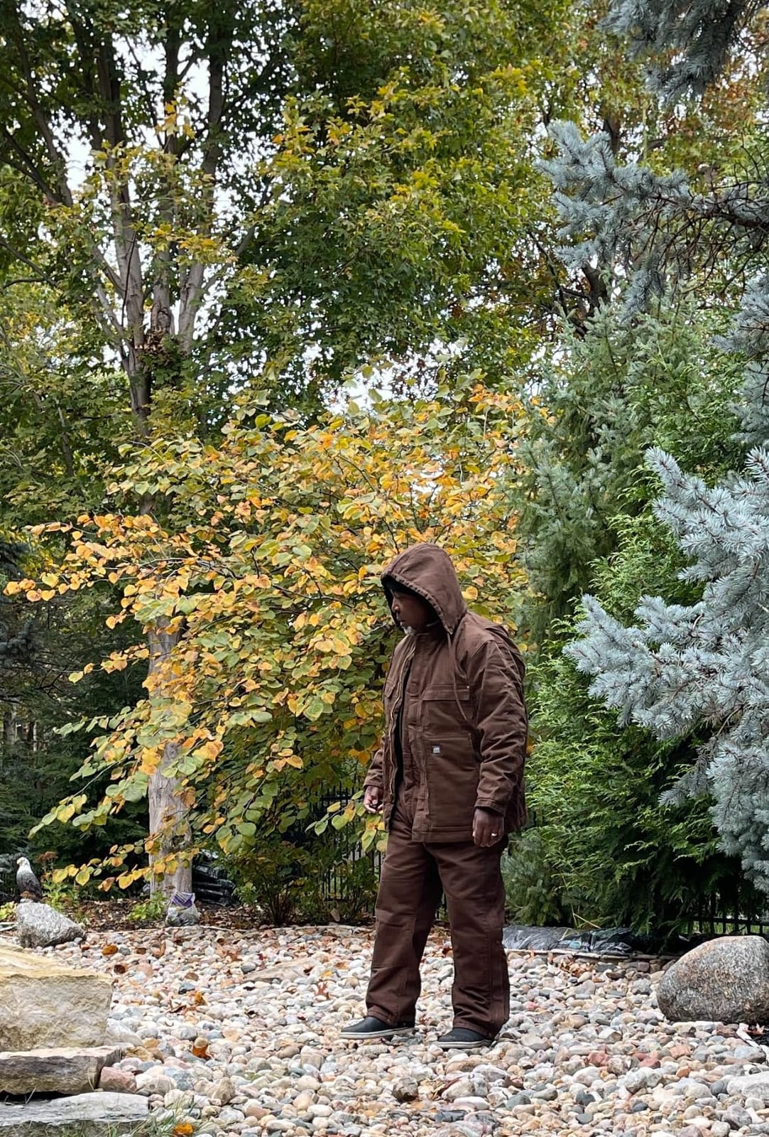 Berne Men's Heartland Insulated Washed Duck Bib Overall customer photo 1
