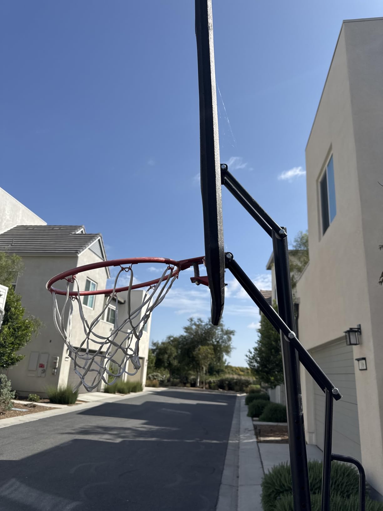 SKLZ Pro Mini Hoop Outdoor Basketball System with Adjustable-Height Pole and 7-Inch Ball, HP08-000 customer photo 2