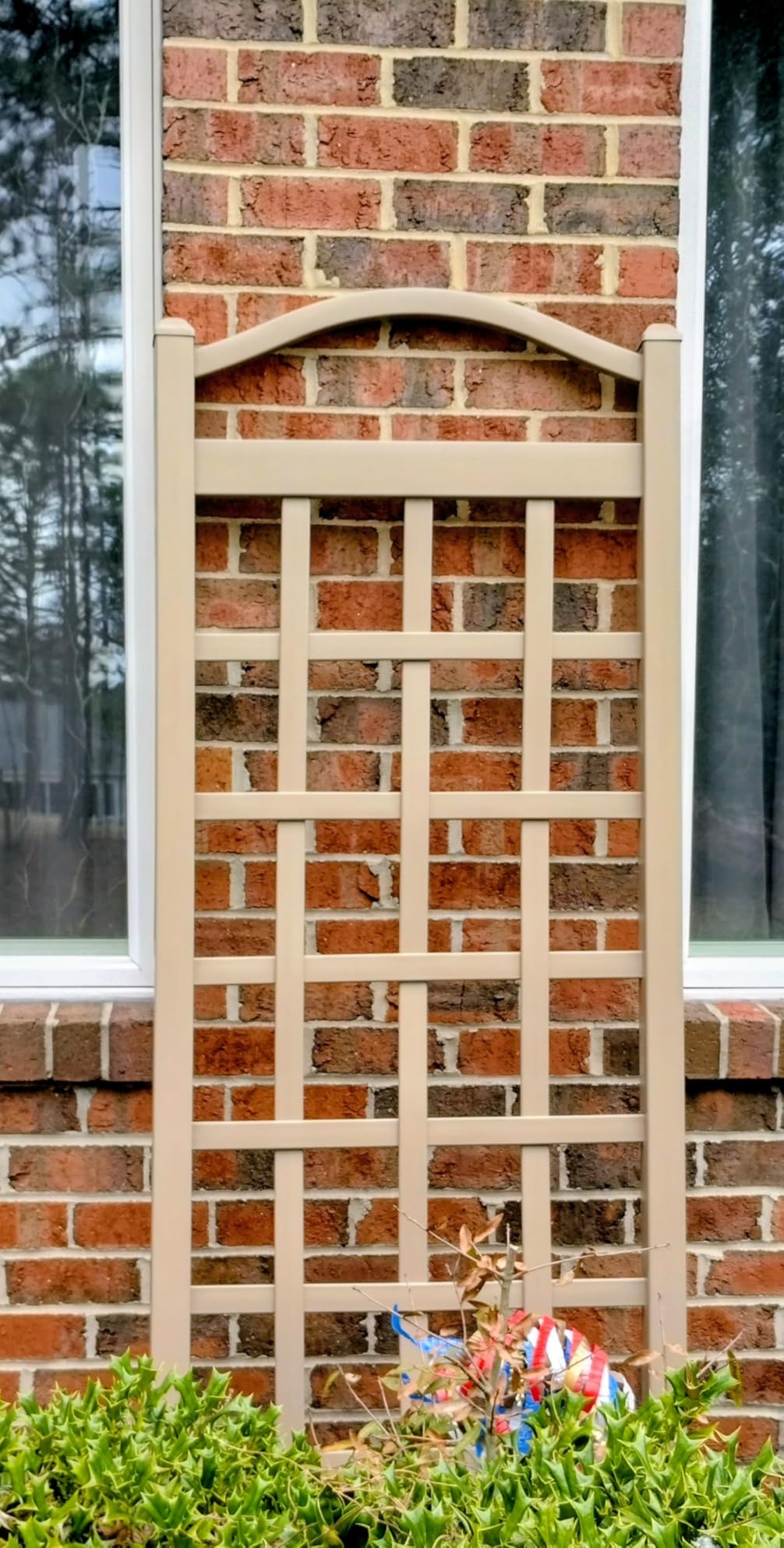 Dura-Trel Cambridge Wall Mounted Garden Vinyl Trellis, 28