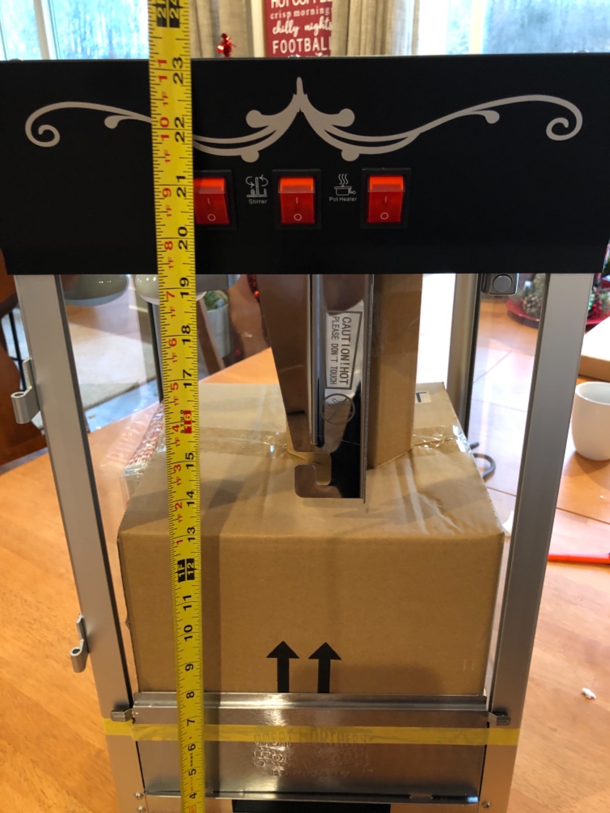 Great Northern Popcorn Matinee 8oz Popcorn Machine, Black customer photo 2