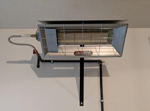 Heatstar By Enerco F125444 Radiant Overhead Garage Heater MH25NG Natural Gas customer photo 1