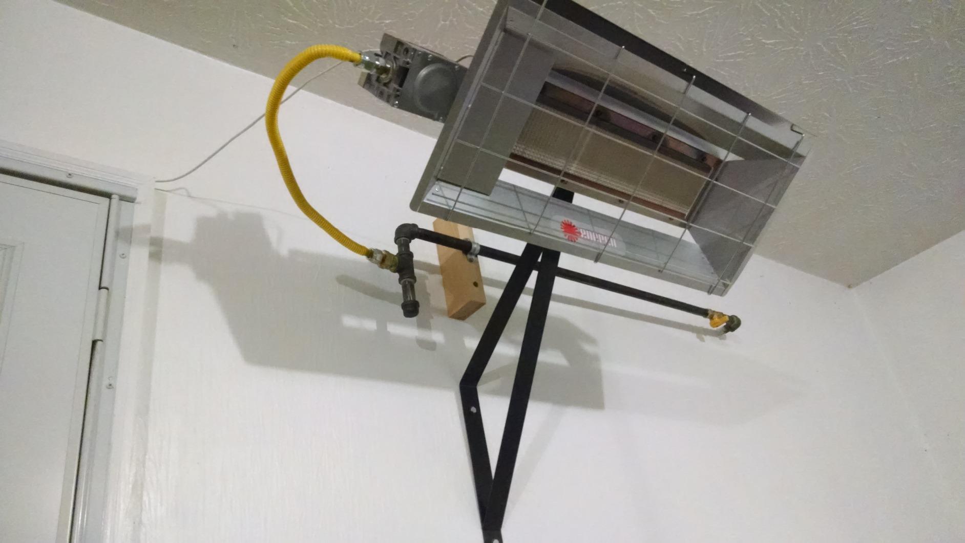 Heatstar By Enerco F125444 Radiant Overhead Garage Heater MH25NG Natural Gas customer photo 2