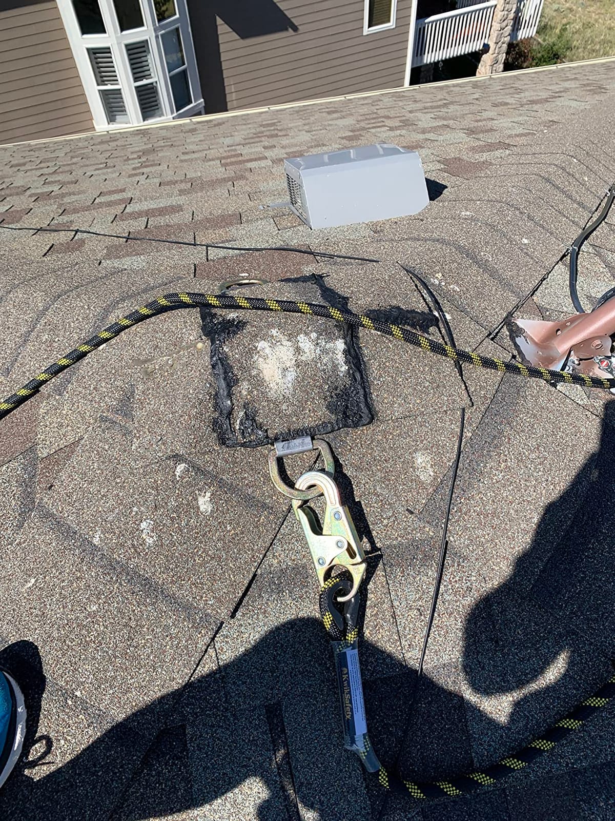 Guardian Fall Protection 00500 RIDG-1 Single D-Ring Roof Anchor with Nails 11-Inch customer photo 2