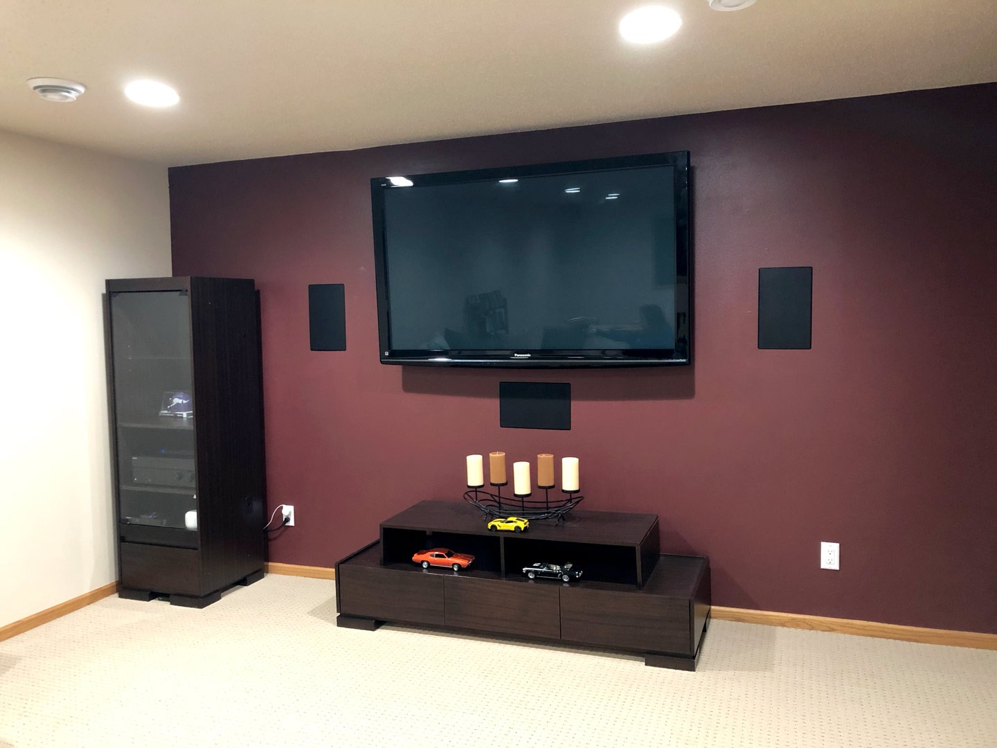 Polk Audio 255c-RT In-Wall Speaker, The Vanishing Series, Black/White customer photo 1