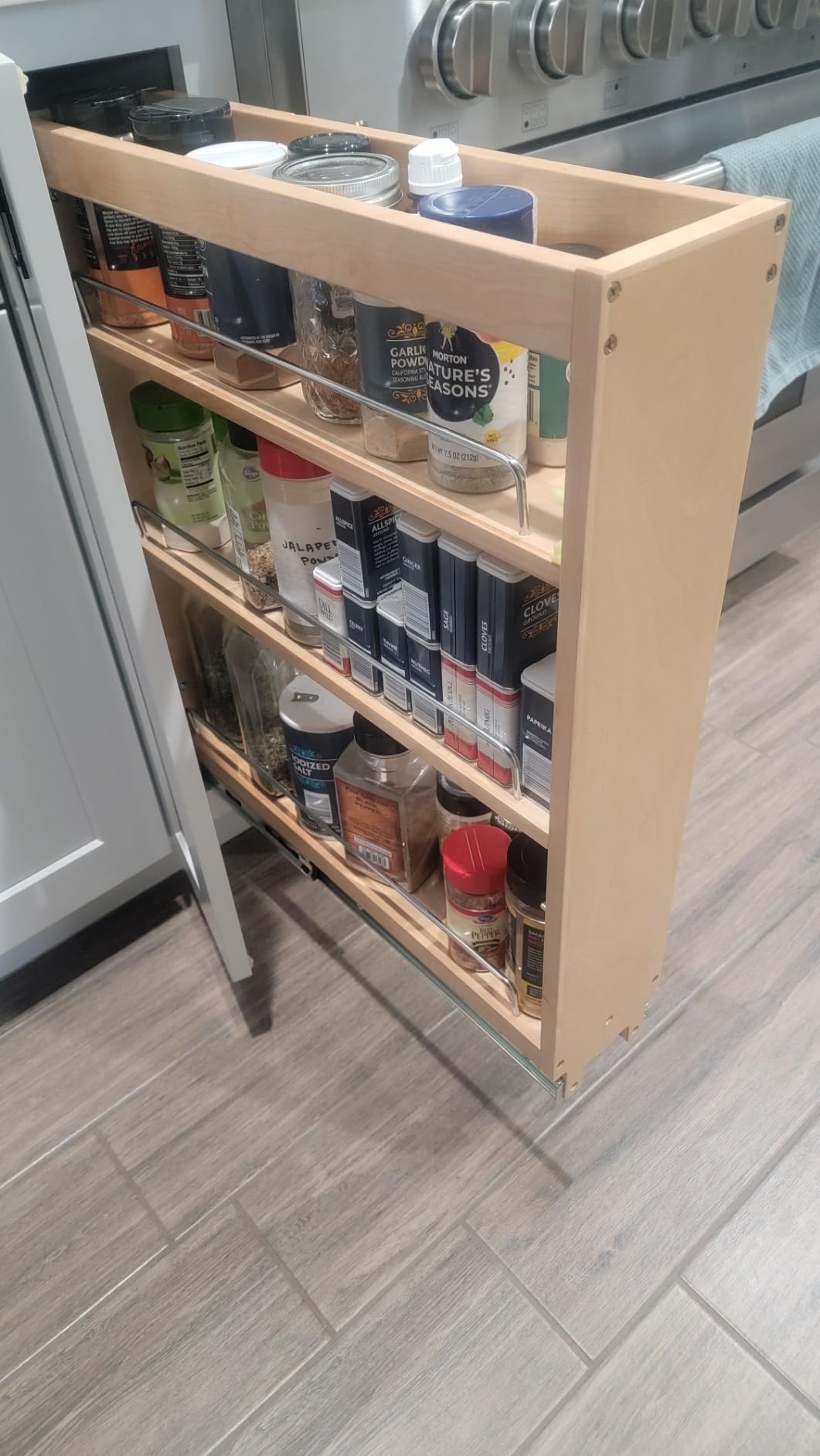 Rev-A-Shelf Pullout Kitchen Cabinet Organizer, Min Cabinet Opening 5.5