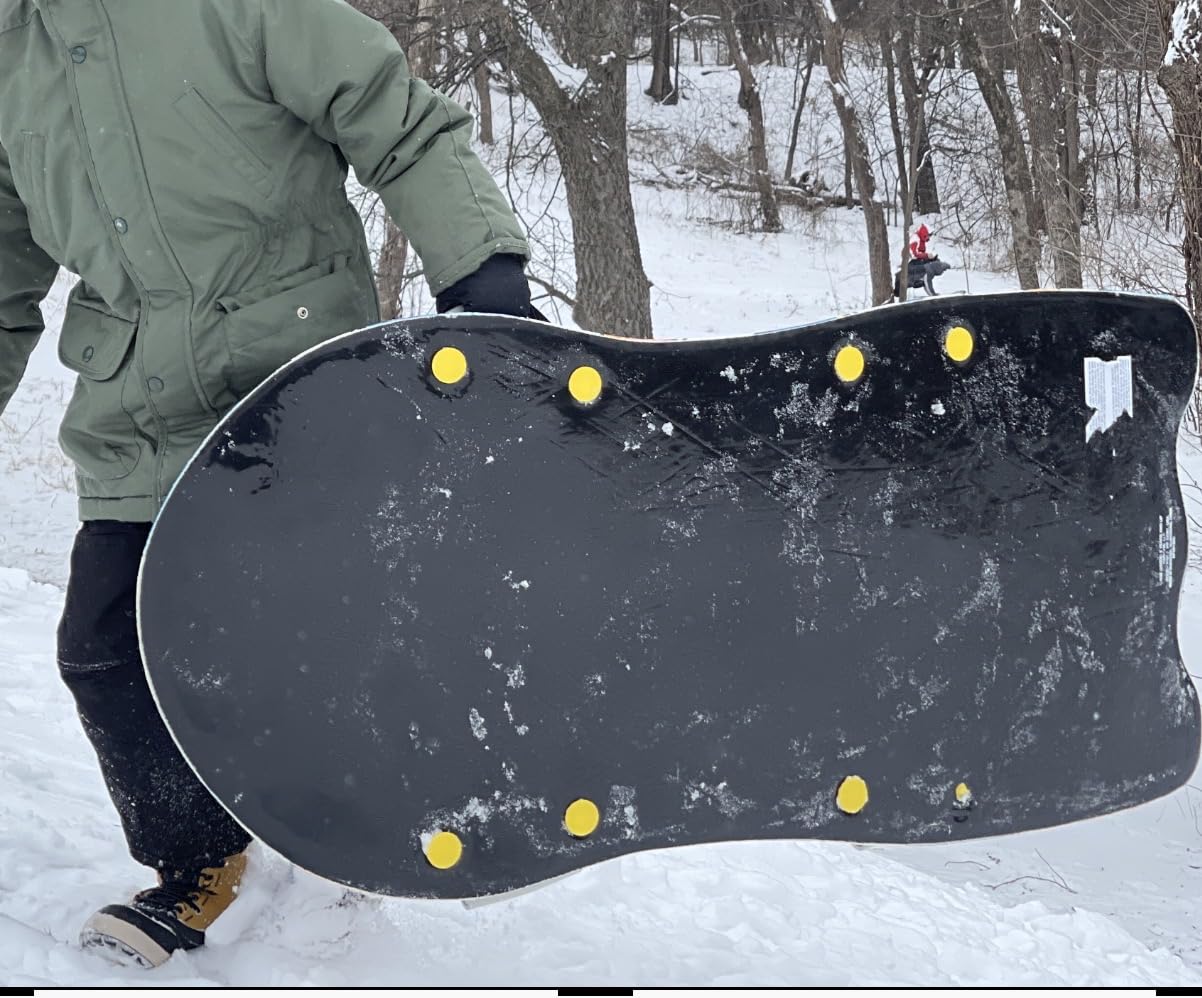 Flexible Flyer Snow Premium Foam Sled for Kids and Adults - Snow Sled, 1 or 2 Person Winter Toboggan Slider with Handles, Extremely Lightweight, for Ages 5 & Up customer photo 2