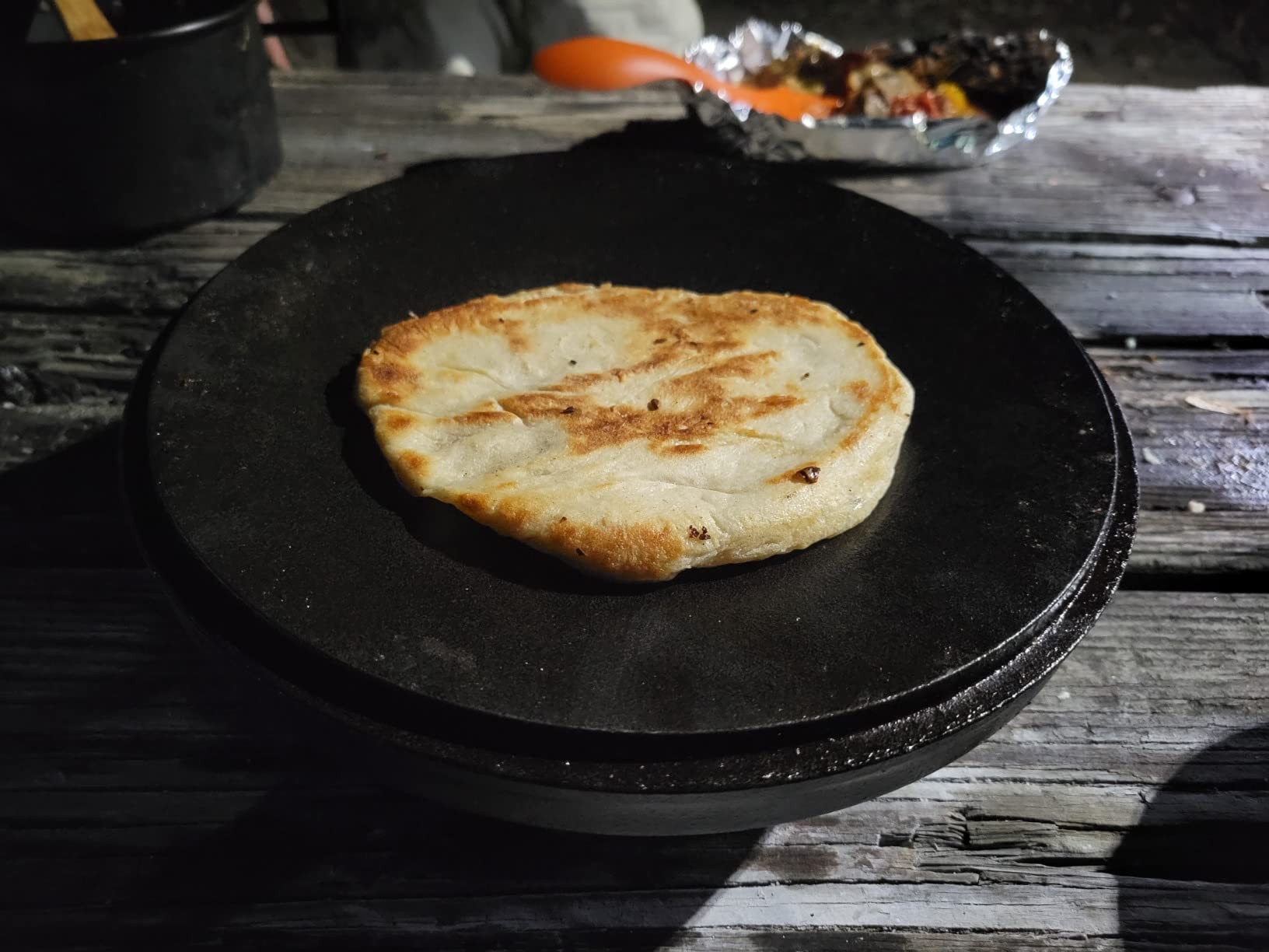 Lodge Pre-Seasoned Cast Iron Deep Camp Dutch Oven with Lid, 5 Quart | Dual Handles & Steel Handle with Strong Lid for Heavy-Duty Camping Cookware, Outdoor Use & Campfire Cooking customer photo 1