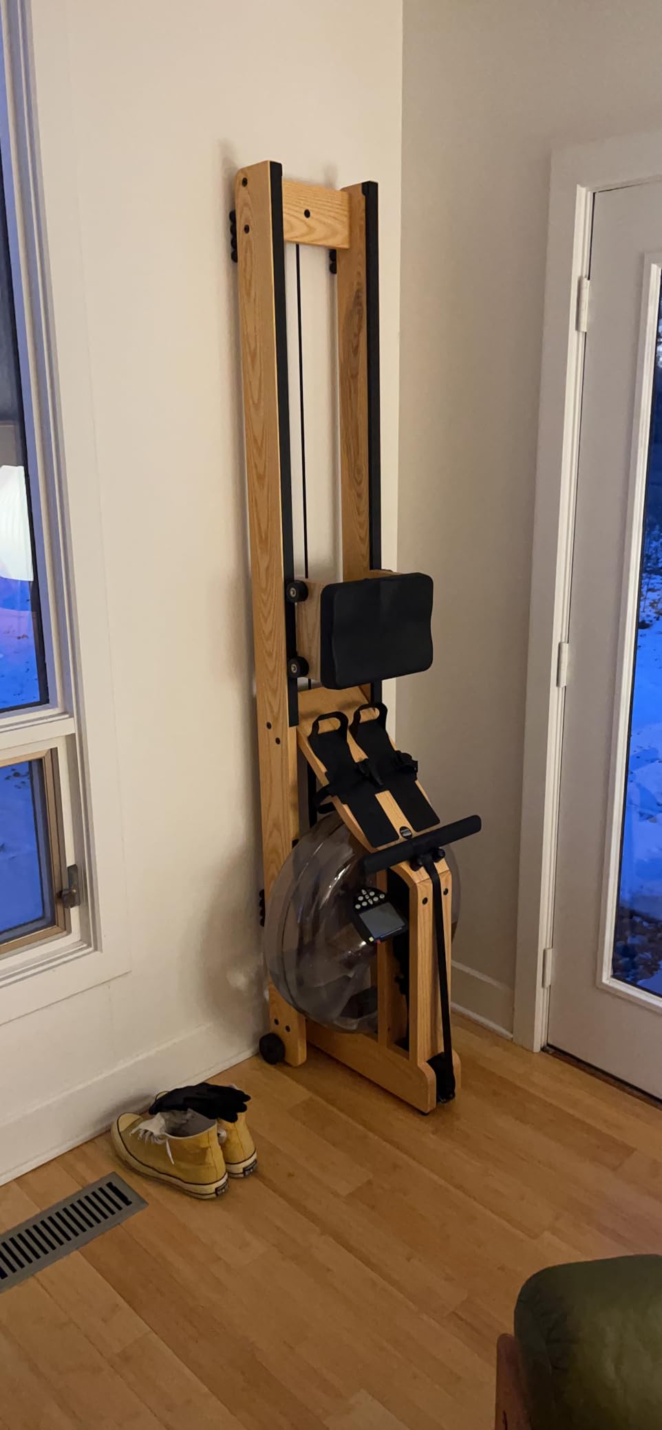 WaterRower Ash Rowing Machine with S4 Monitor | USA Made Water Rower | Original Handcrafted Erg Row Machine for Home Use & Gym customer photo 2