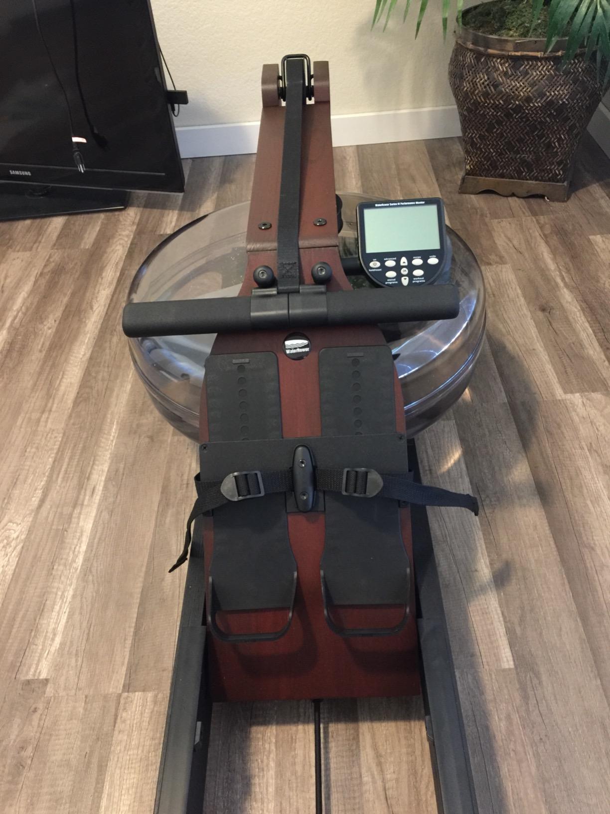 WaterRower Club Rowing Machine with S4 BLE Monitor | USA Made Water Rower | Original Handcrafted Erg Row Machine for Home Use & Gym customer photo 1