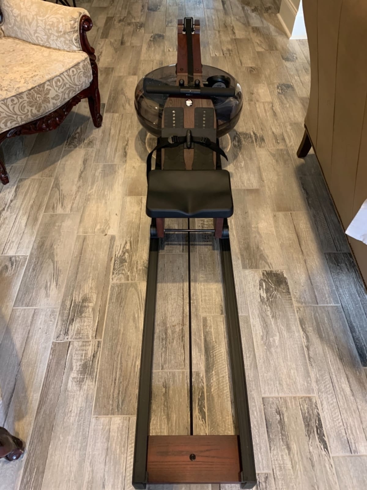 WaterRower Club Rowing Machine with S4 BLE Monitor | USA Made Water Rower | Original Handcrafted Erg Row Machine for Home Use & Gym customer photo 2