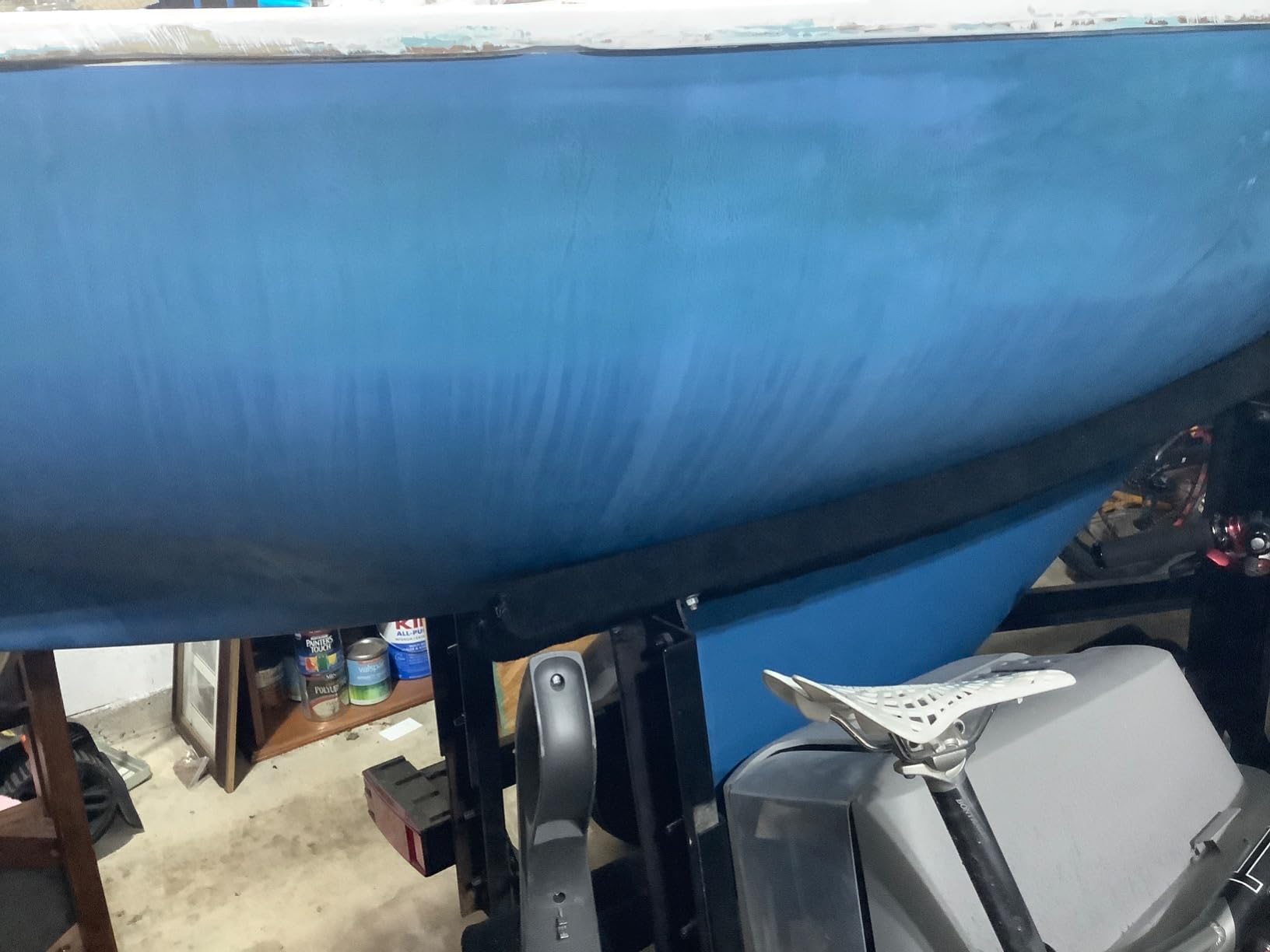 Interlux Fiberglass Bottomkote NT, 1 Gallon, Blue, Antifouling Marine Paint for Boats customer photo 1