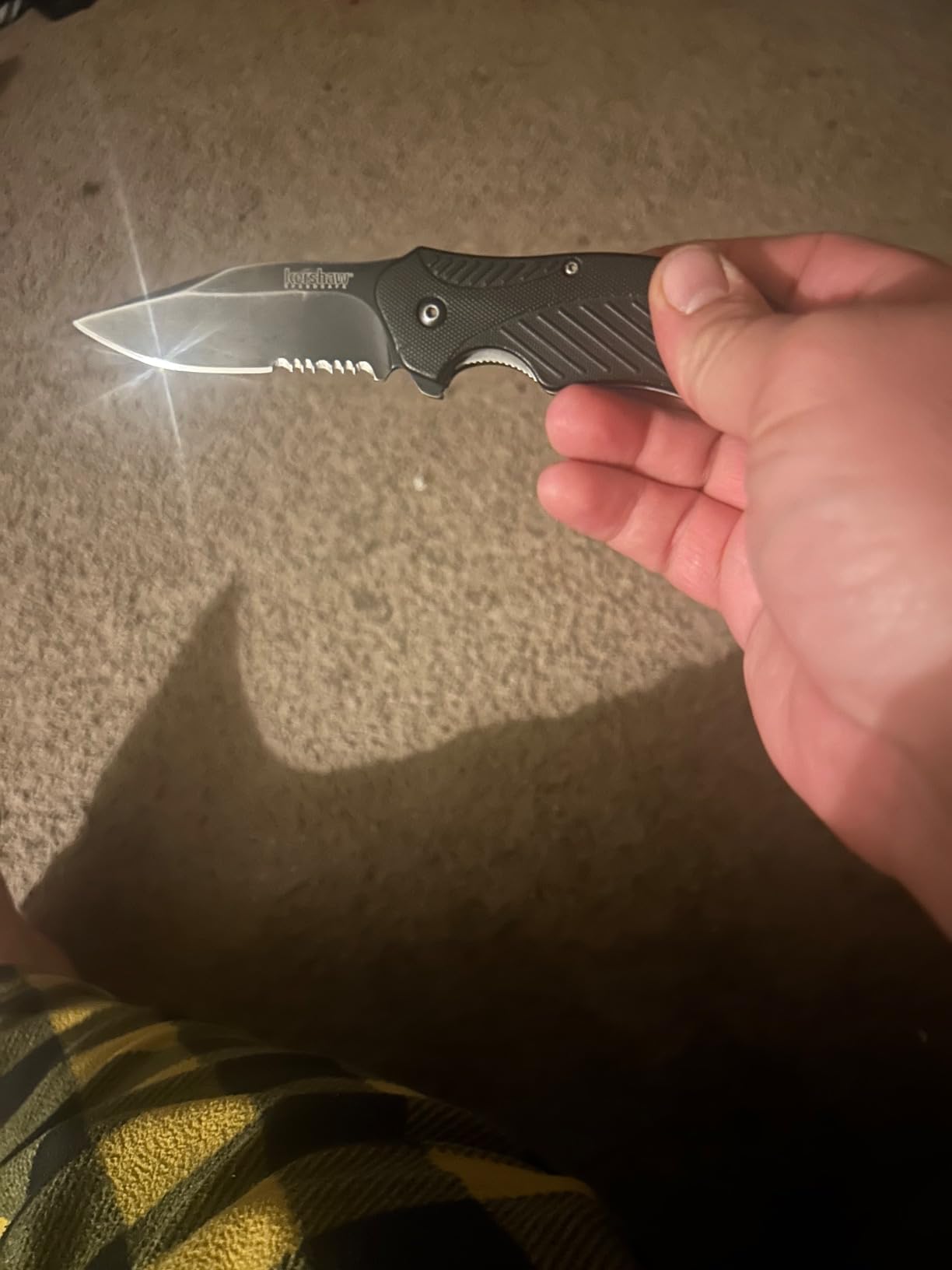 Kershaw Clash Pocket Knife, Black customer photo 2