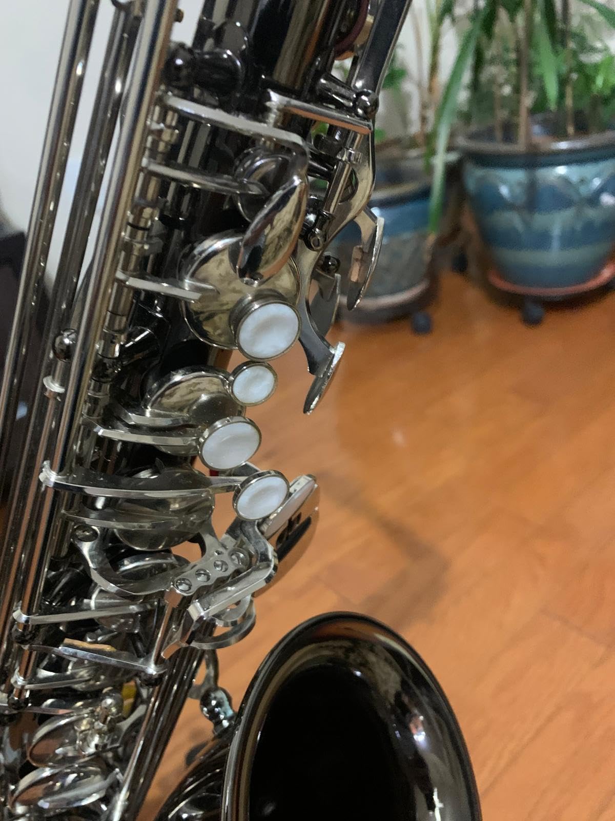 Mendini By Cecilio Eb Alto Saxophone Kit for Beginner - Black Silver customer photo 2