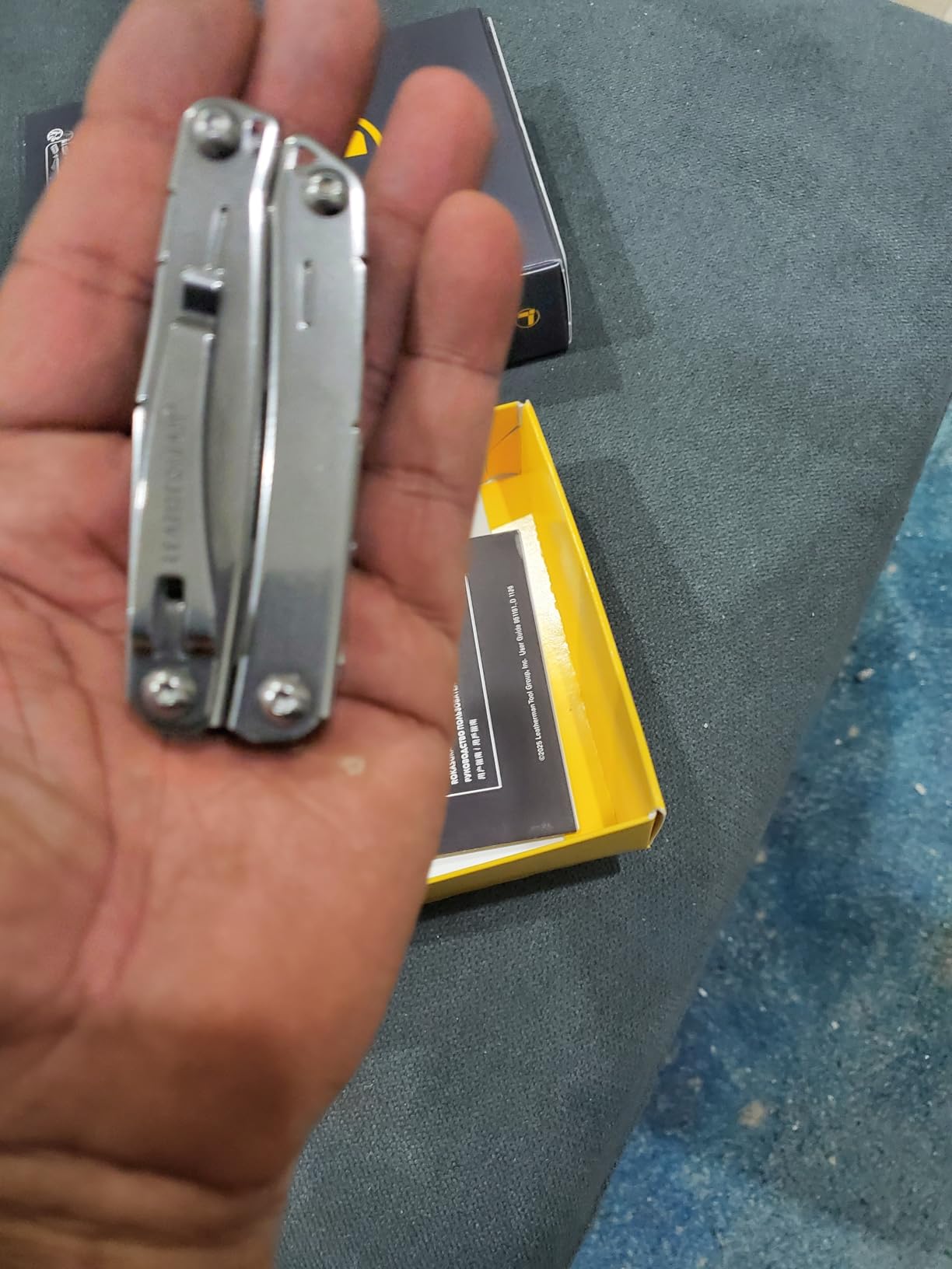 LEATHERMAN Wingman Multi-Tool, Spring-Action Pliers and Scissors, Stainless customer photo 1