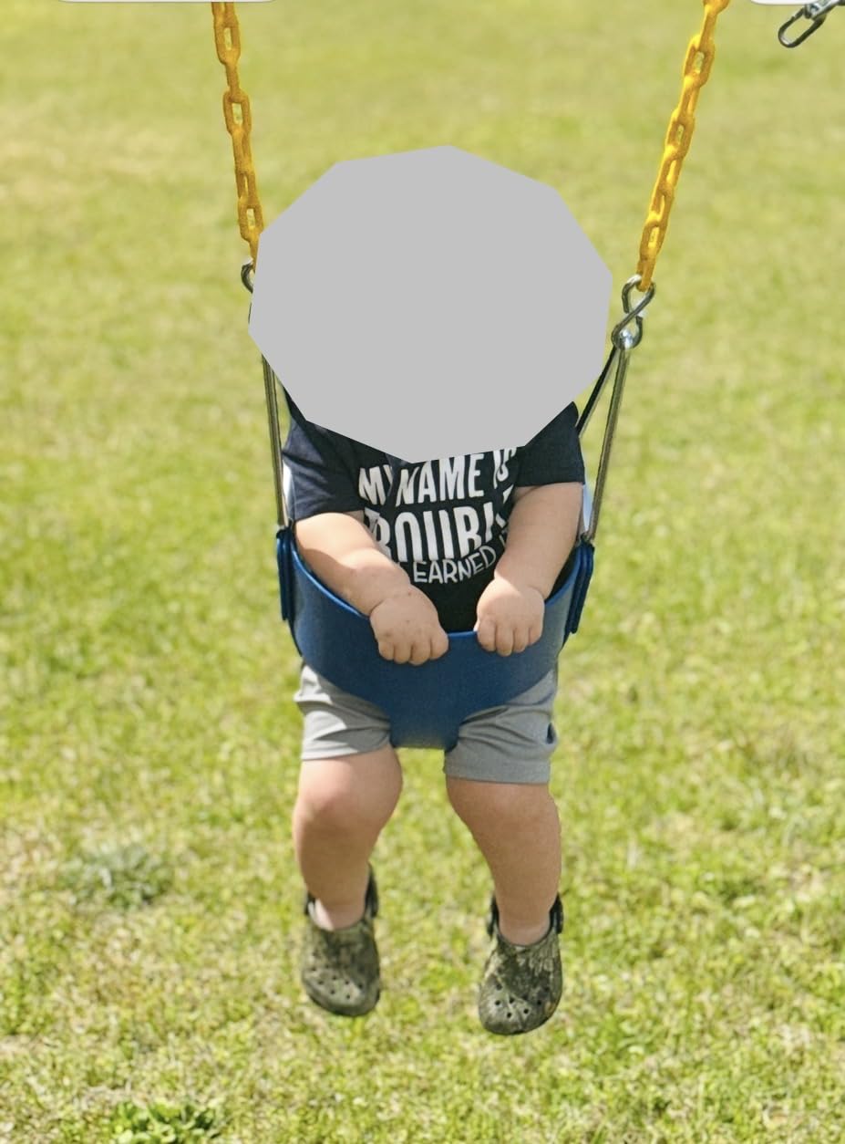 Eastern Jungle Gym Heavy-Duty High Back Full Bucket Toddler Swing, Green customer photo 1