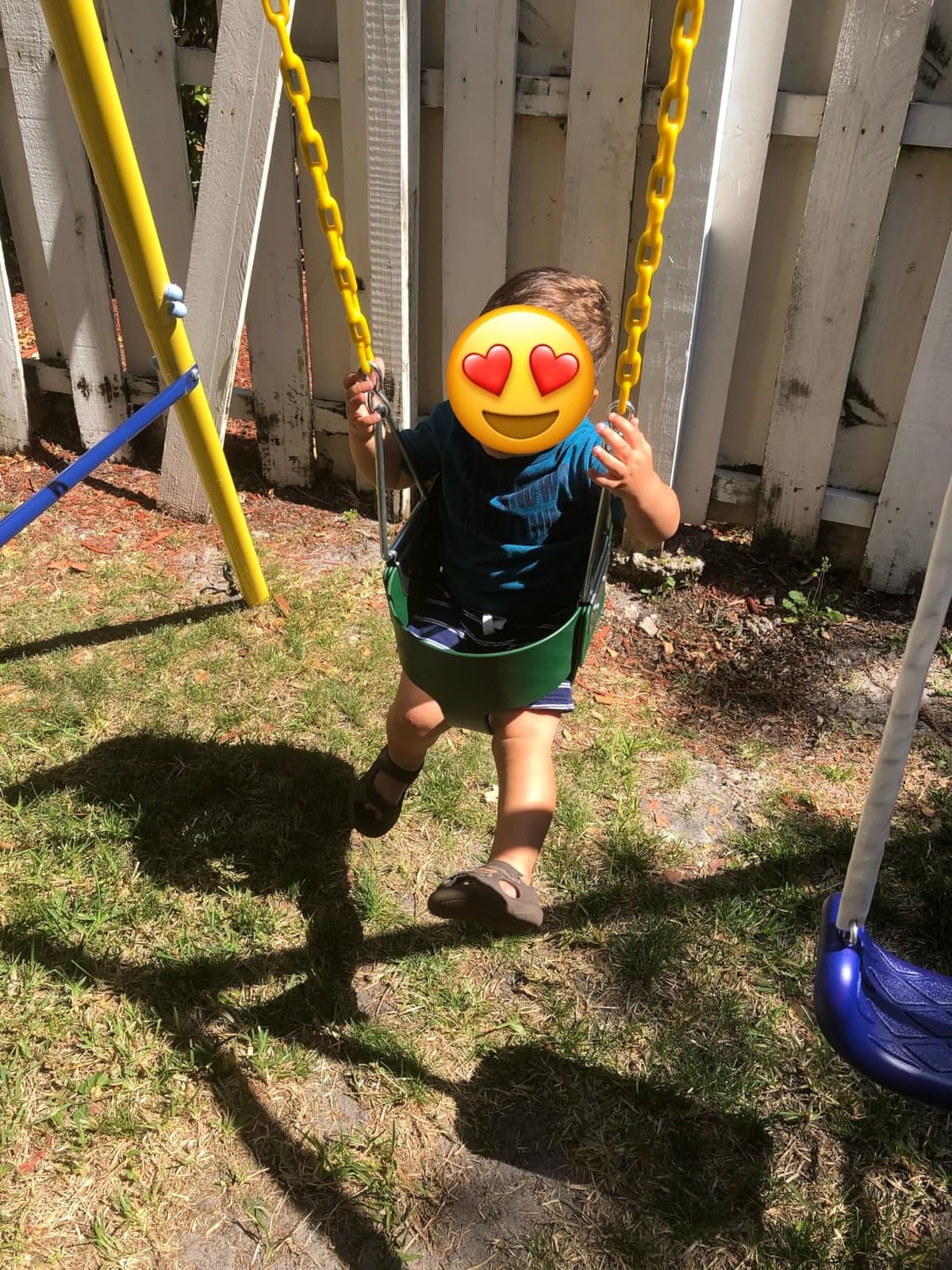 Eastern Jungle Gym Heavy-Duty High Back Full Bucket Toddler Swing, Green customer photo 2