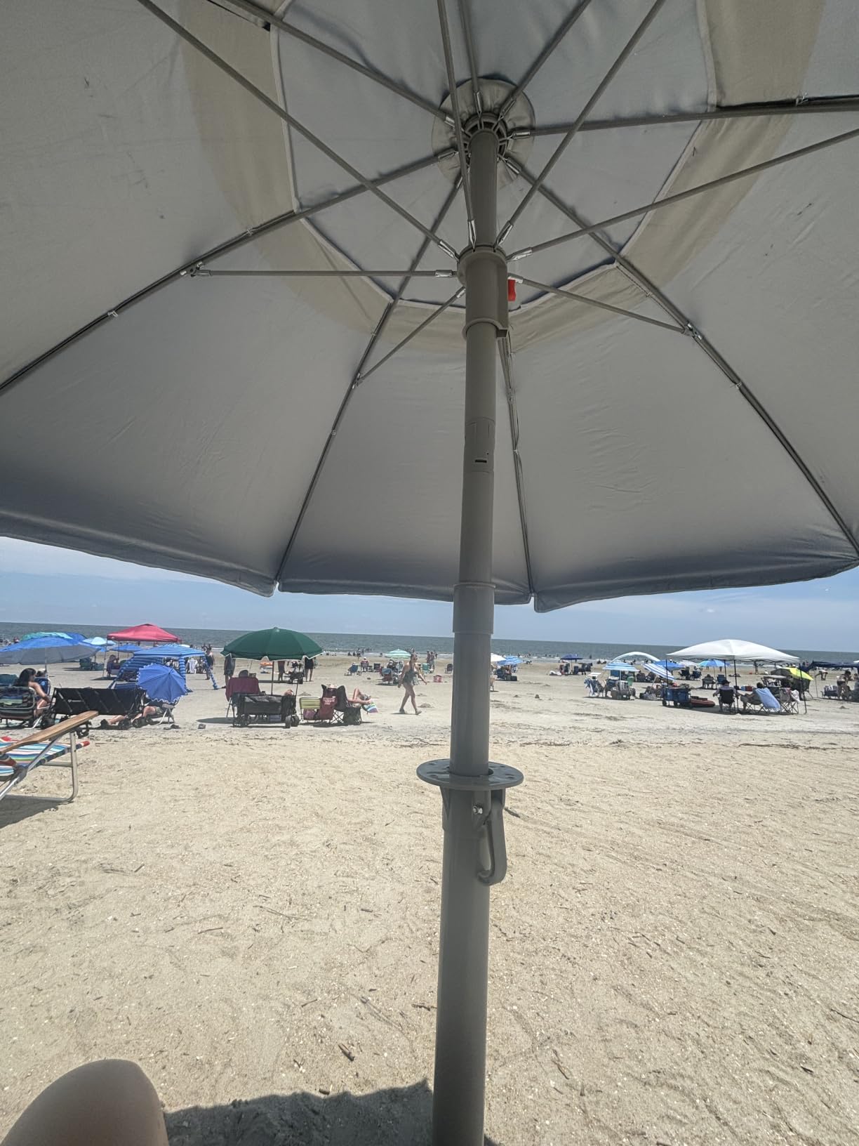 Wondershade Ultimate Portable Sun Shade Umbrella - Lightweight Adjustable Outdoor Patio & Beach Umbrella with Tripod Base (Blue) customer photo 1