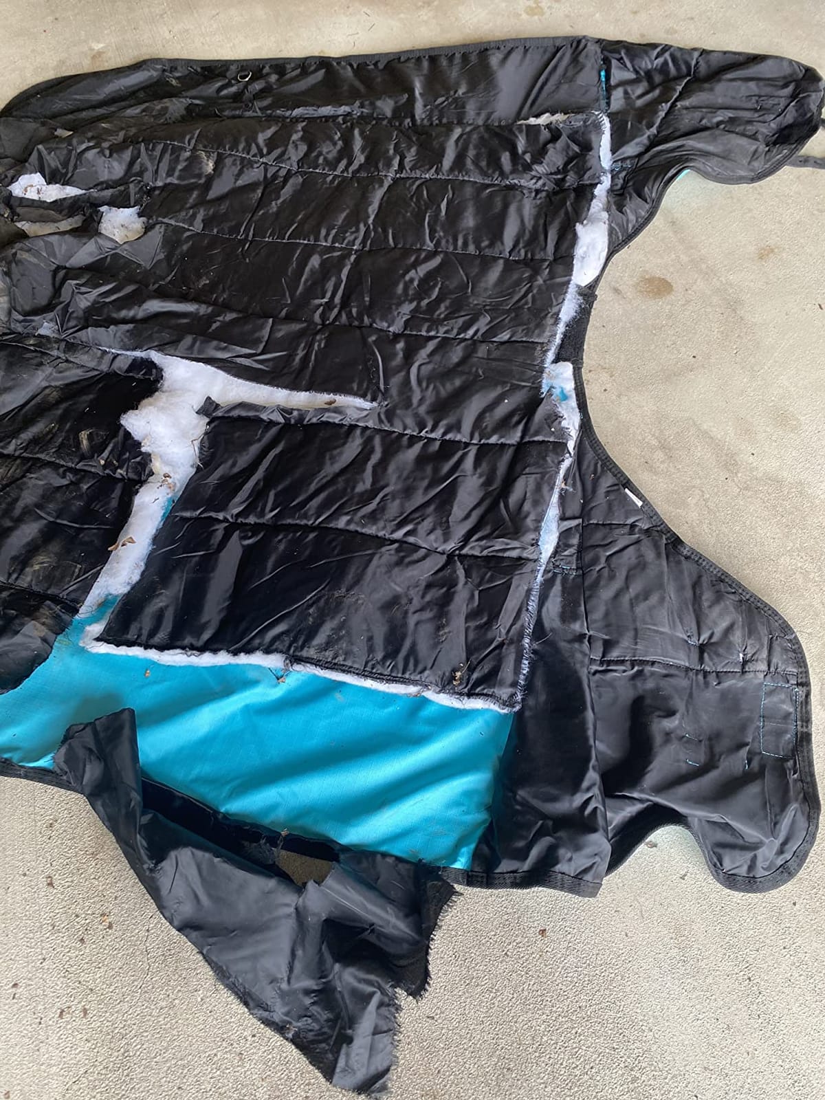 AJ Tack 1200D Waterproof Winter Horse Blanket - 400g Heavyweight Turnout with Fleece Collar, Shoulder Gussets & Tail Flap - Green 78