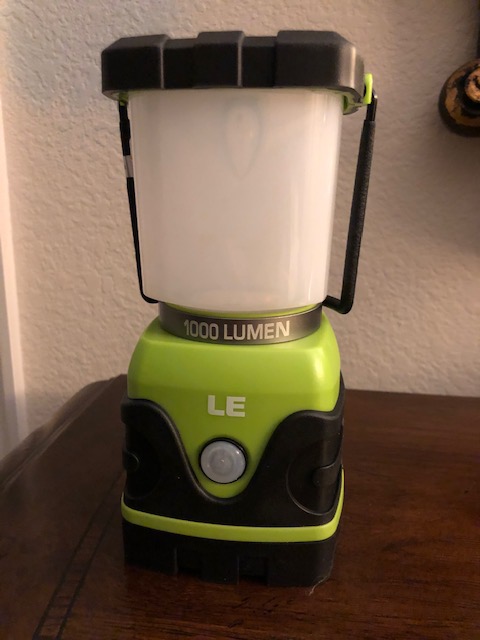 Lepro 1000LM Battery Powered LED Camping Lantern with 4 Light Modes, Green customer photo 2