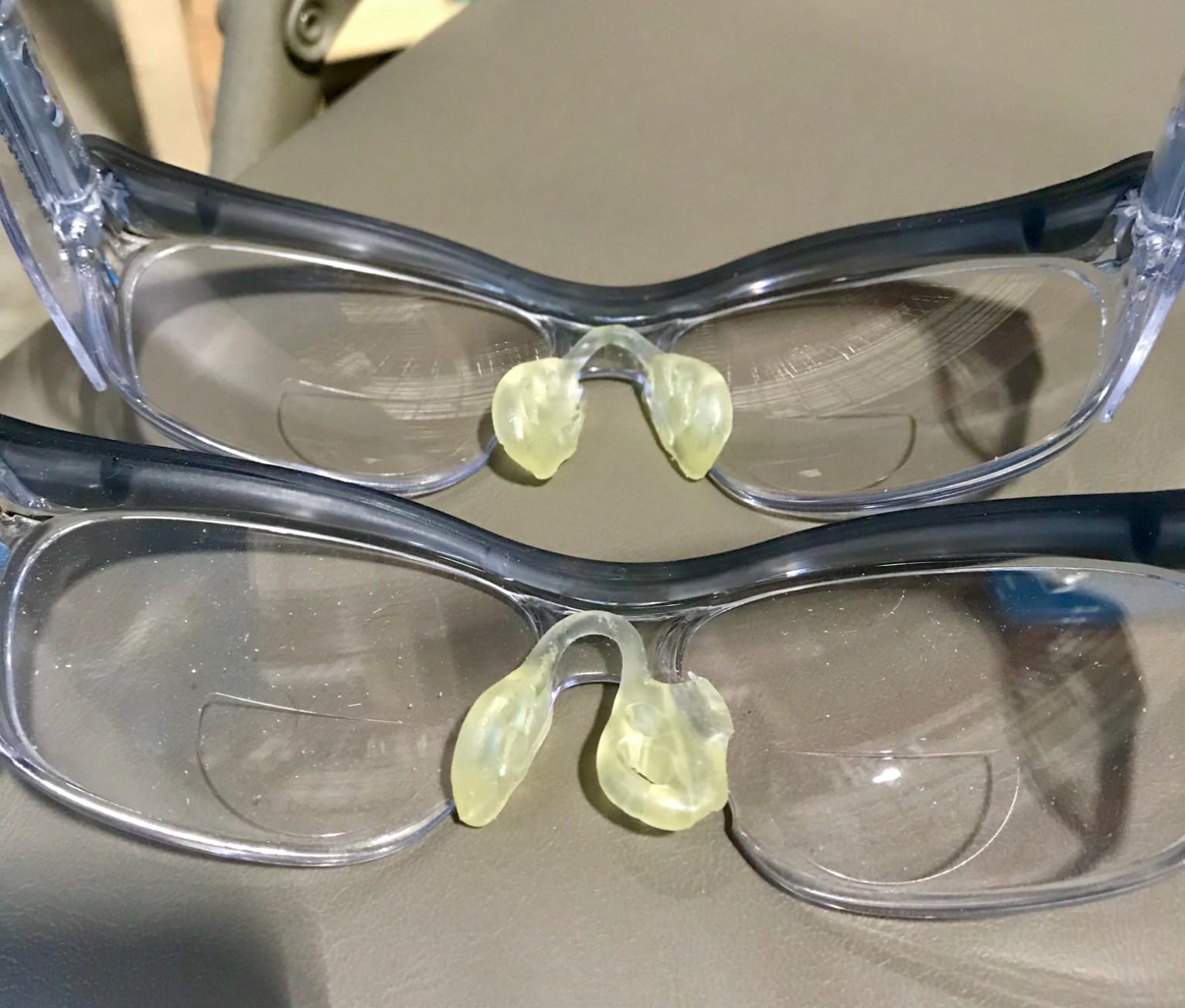 3M Safety Glasses, Nuvo Readers, +2.0 Diopter, Clear Lens, Gray Frame customer photo 2