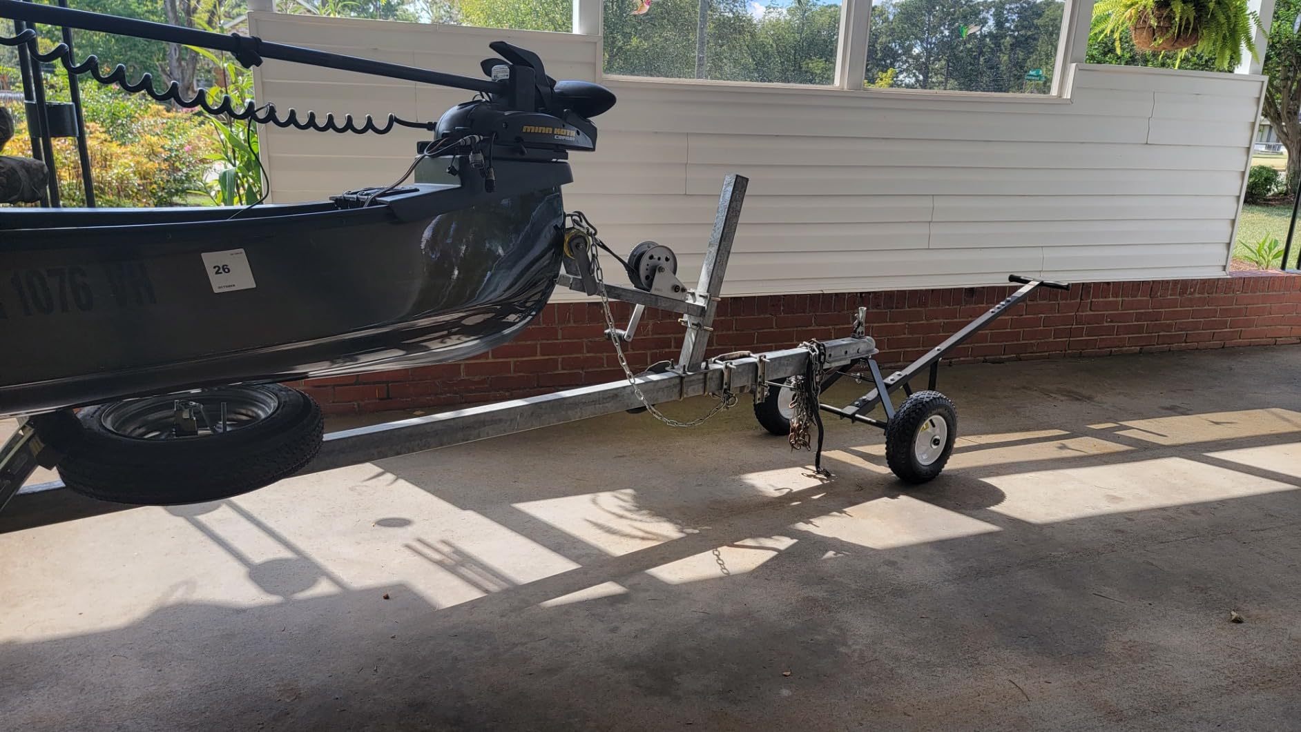MaxxHaul Trailer Dolly - 600 lb Capacity - Boat Utility Jet Ski Trailer Mover - 12-Inch Pneumatic Tires - Alloy Steel (70225) customer photo 2