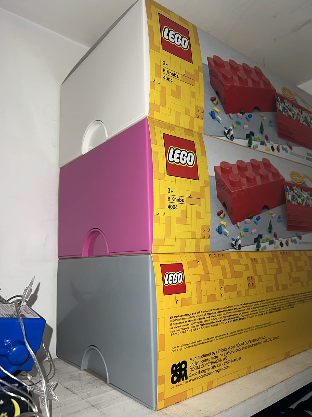 Room Copenhagen 8 LEGO Brick Box, White customer photo 1