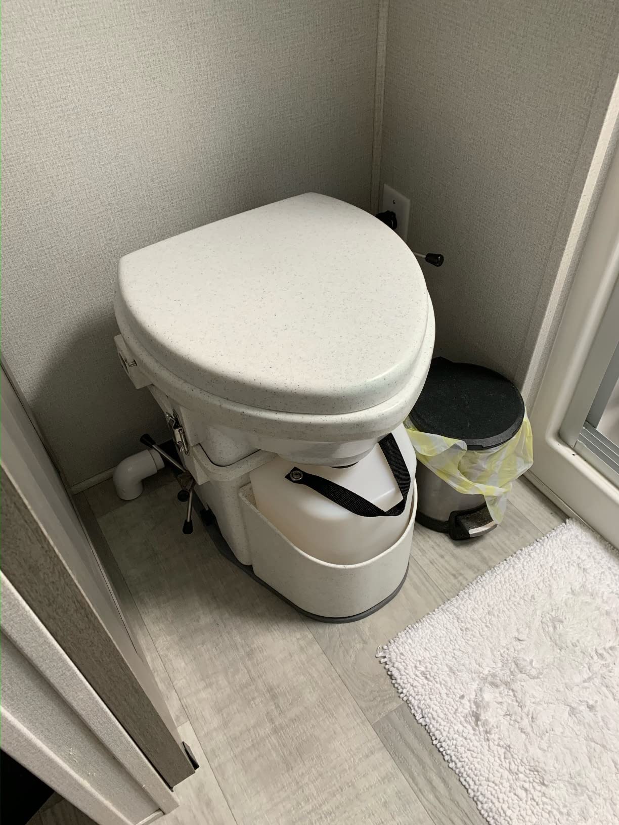 Nature's Head Self Contained Composting Toilet with Close Quarters Spider Handle Design customer photo 1