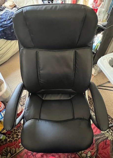 Serta Ergonomic Big and Tall Executive Office Chair Lumbar Support, Leather customer photo 1