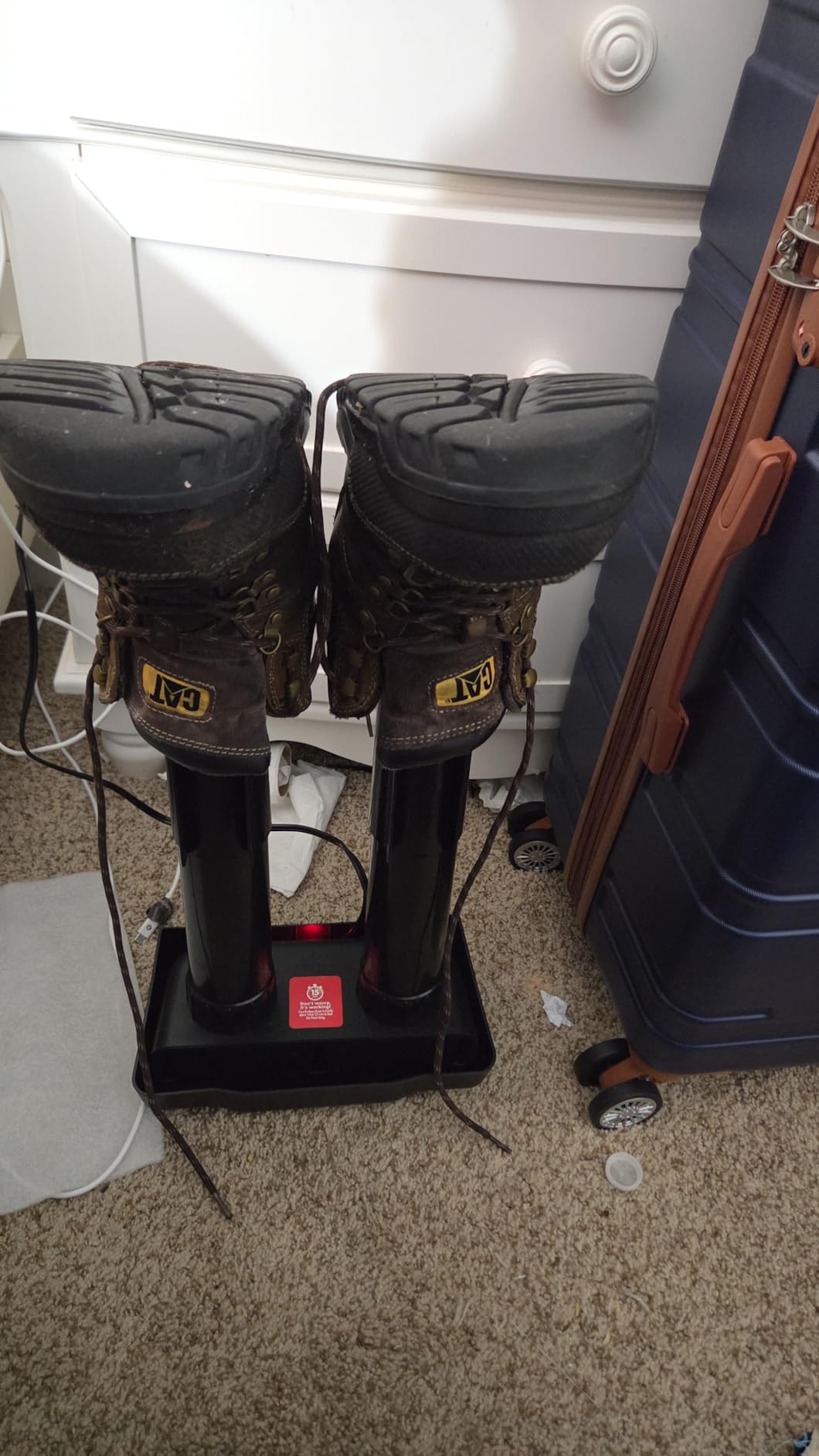 JobSite Boot Dryer - Silent Warmer & Deodorizer For Work Boots, Gloves & Shoes - Fanless, 36W customer photo 2