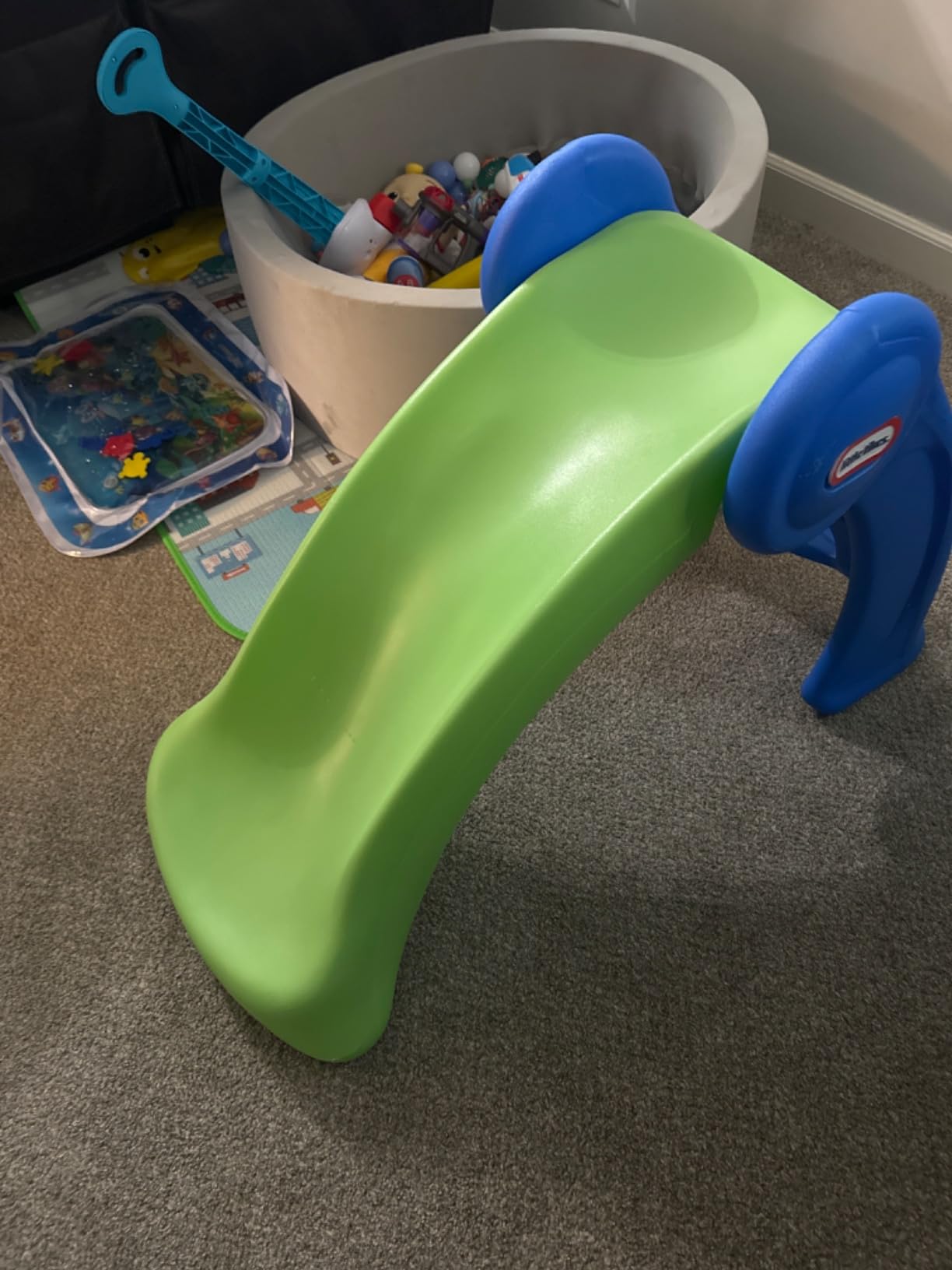 Little Tikes Junior Play Slide Green/Blue, 5 ft or less customer photo 1