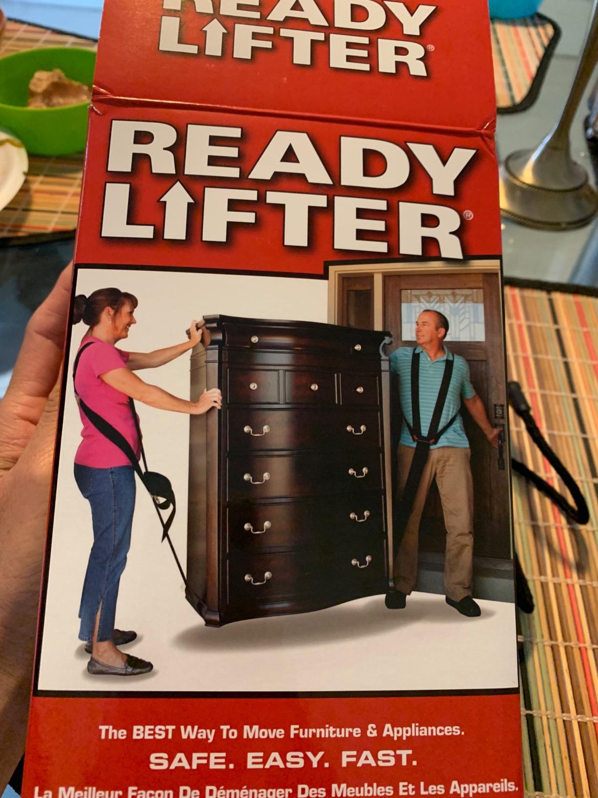 Ready Lifter Shoulder Moving Straps for Furniture, Appliances, Heavy or Bulky Easy to Adjust for Carrying and Lifting Heavy Objects up to 600 LB and 12' Long customer photo 1