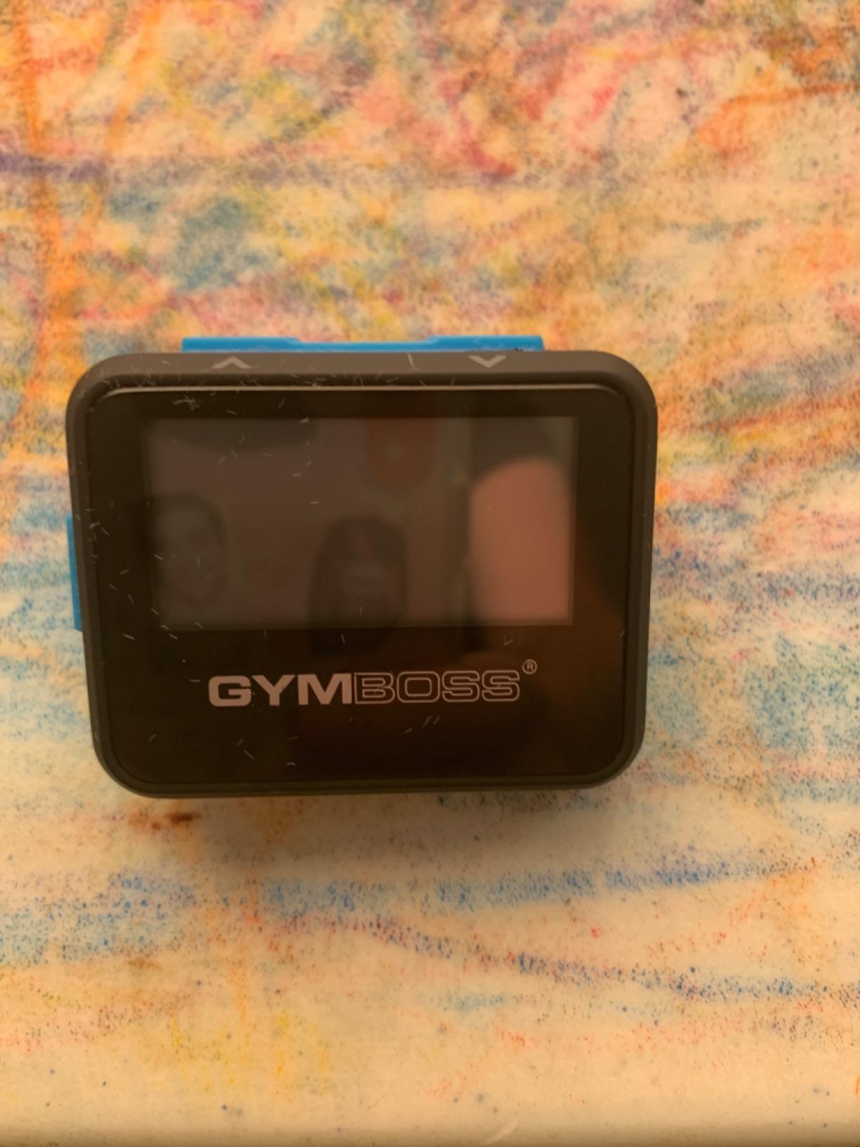 Gymboss Interval Timer and Stopwatch - Black/Blue SOFTCOAT customer photo 1