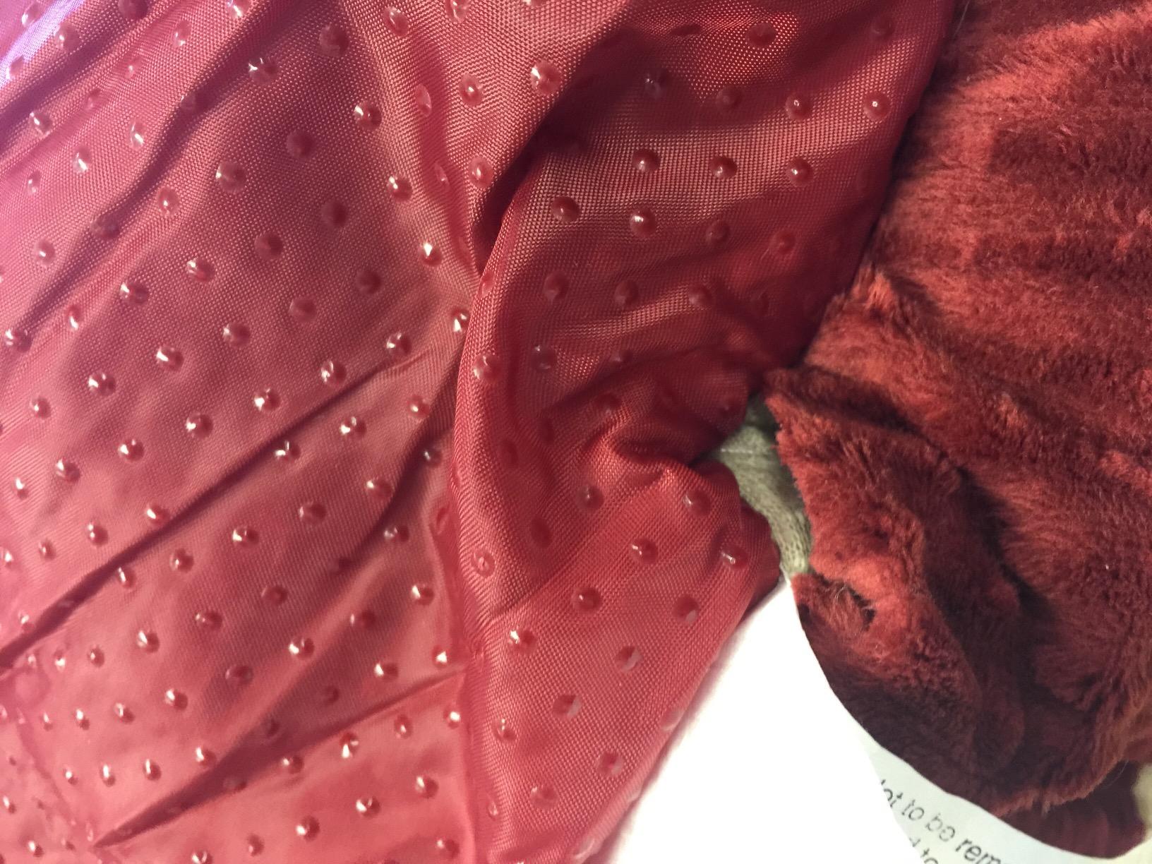Petmate Aspen Pet Self Warming Round Bed, 19.5 Inches, Barn Red and Cream | Reflects body heat back, no electricity needed, cushioned surface, cozy resting spot for cats and small dogs indoors today customer photo 2