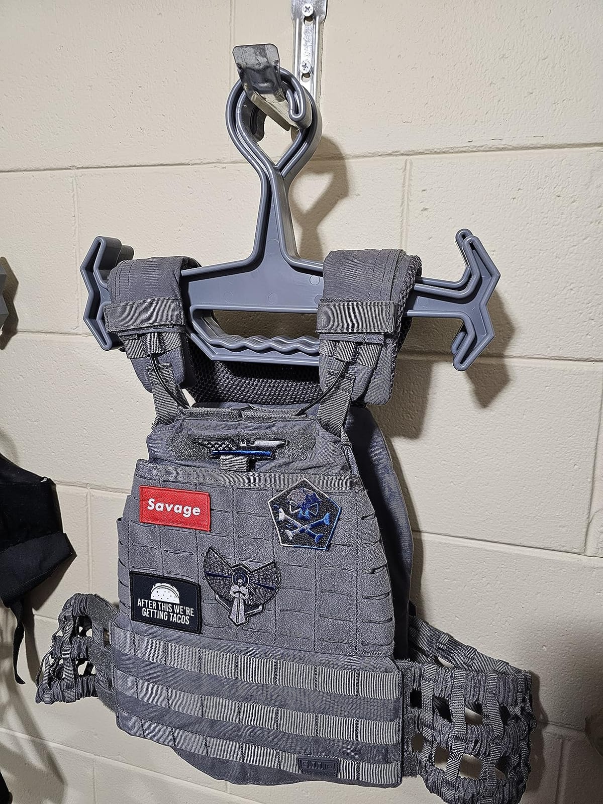 Tough Hook Multipurpose Heavy Duty Hanger, USA Made, Tactical Gear, 1 Black customer photo 1