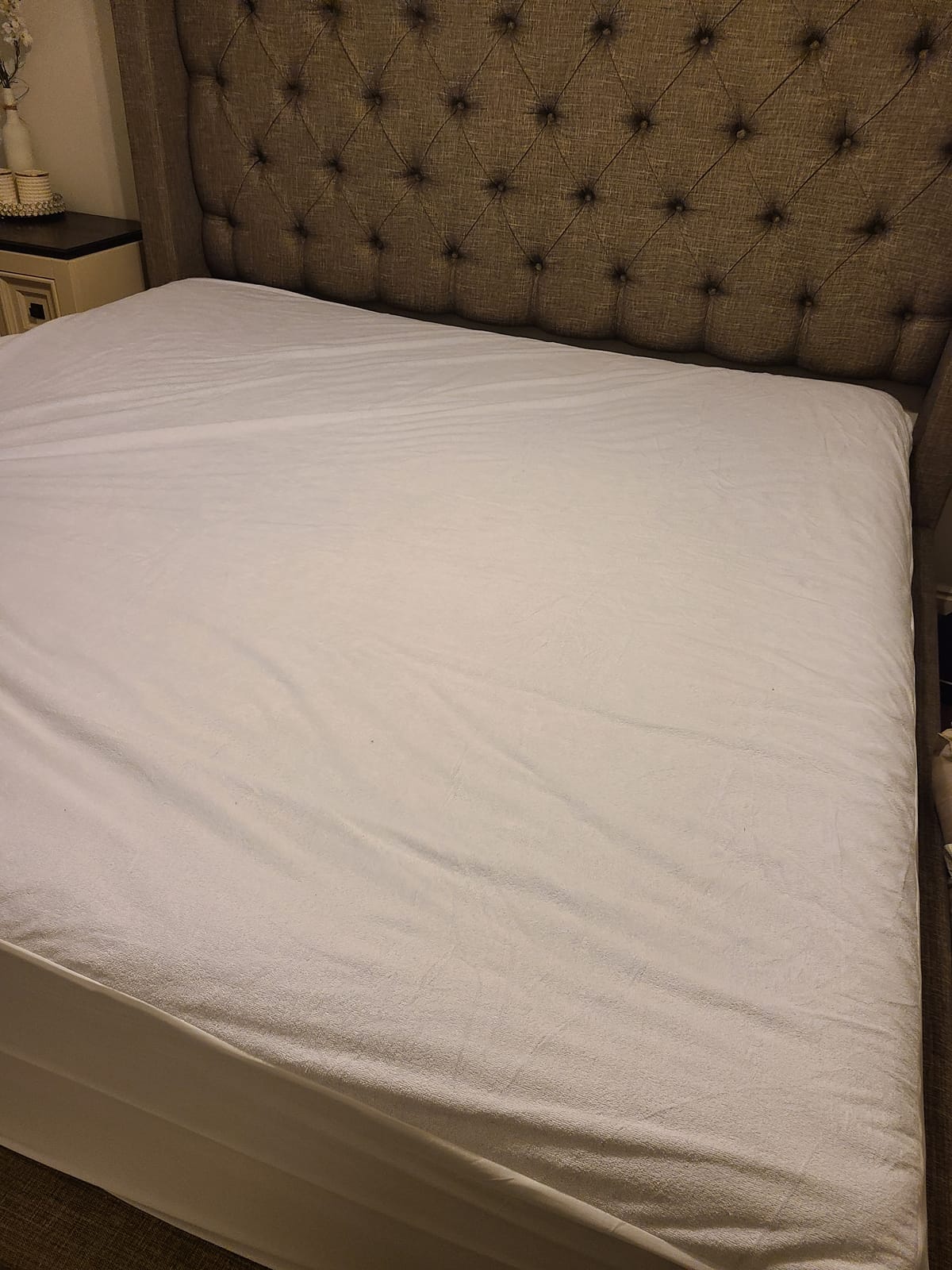 SureGuard King Size Mattress Protector - 100% Waterproof, Hypoallergenic - Premium Fitted Cotton Terry Cover customer photo 1
