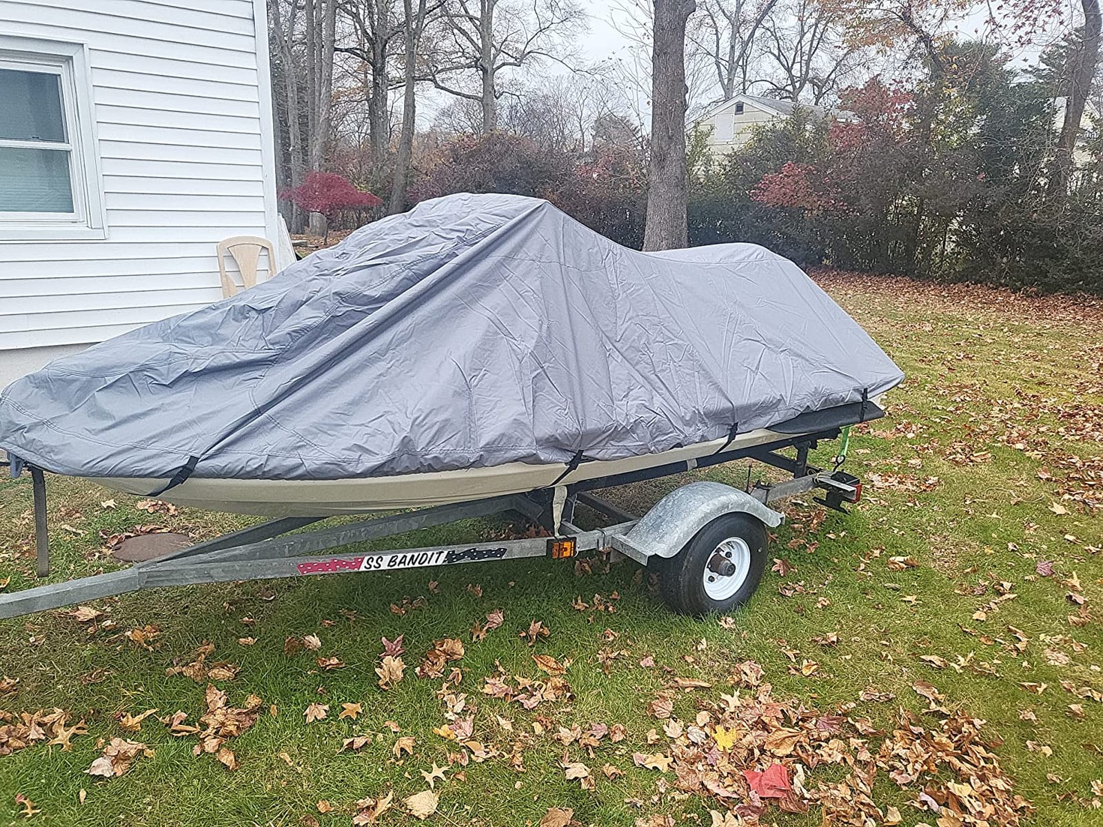 Formosa Covers Trailerable Jet Ski Cover Personal Watercraft PWC Storage Compatible with Sea-Doo, Yamaha, Kawasaki, Polaris, Wet Jet, Honda, ARTCO fits up to 140