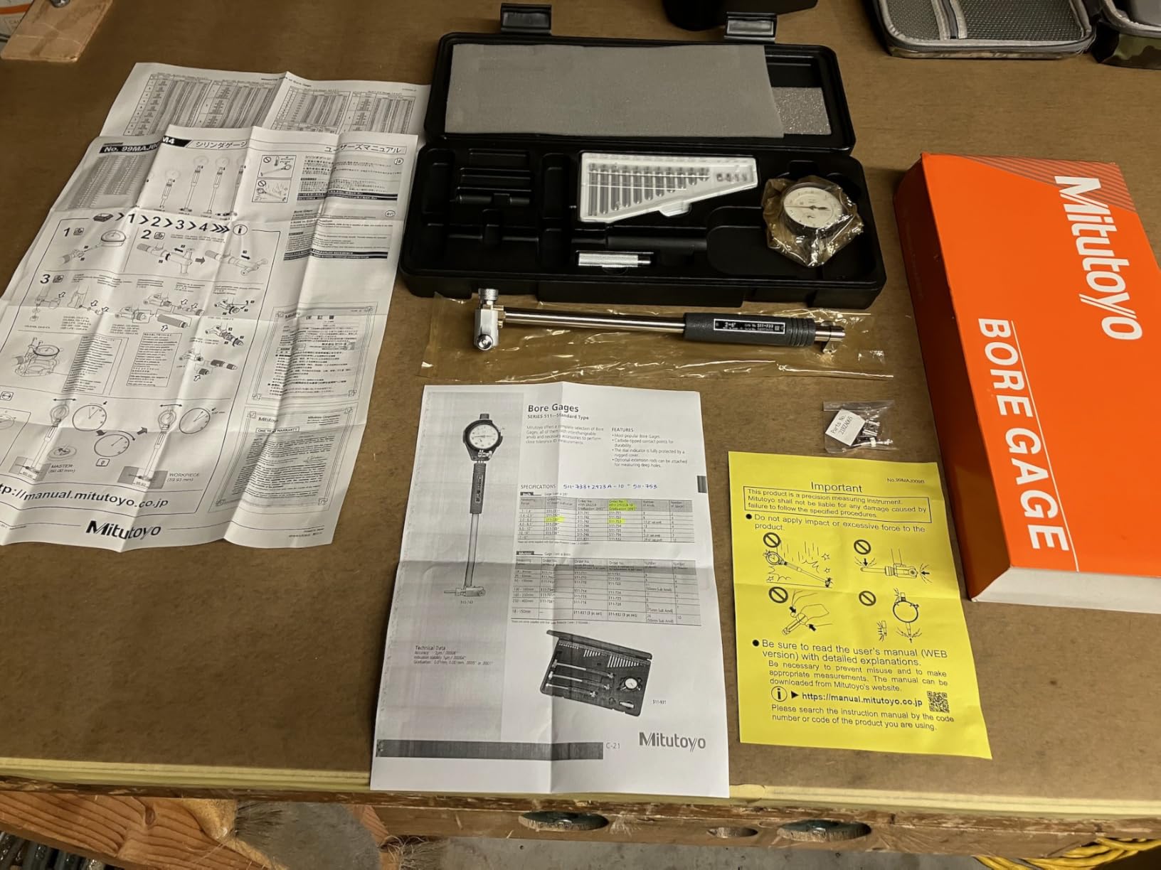 Mitutoyo 511-753 Dial Bore Gage, 2-6 in, 0.0001 in Resolution customer photo 1