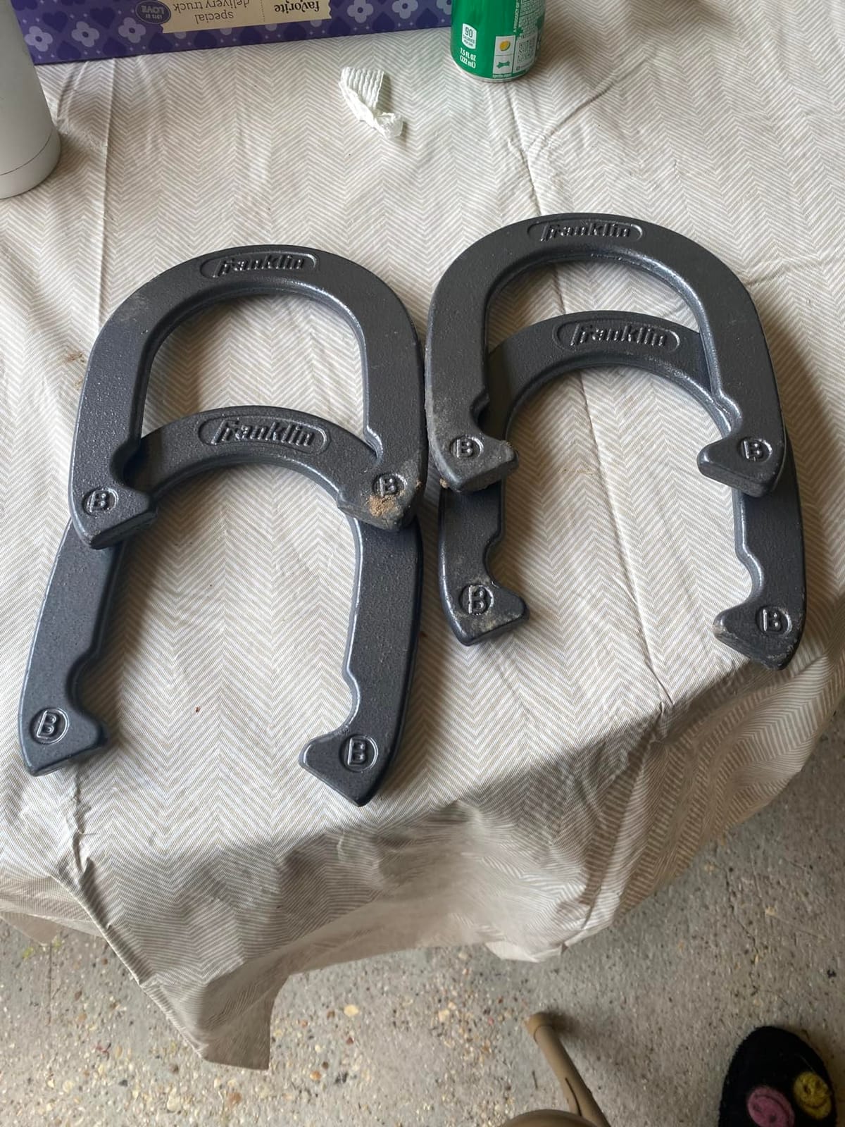 Franklin Sports Official Weight Steel Horseshoe Set - Recreational customer photo 1