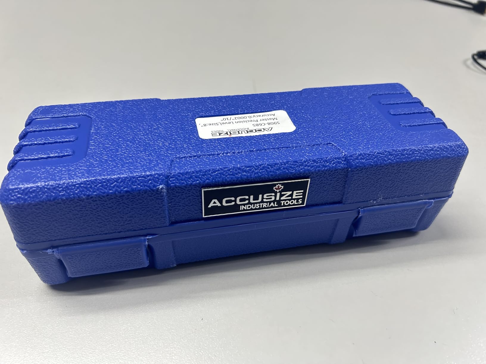 Accusize Industrial Tools 8'' Master Precision Level in Fitted Box, Accuracy: 0.0002''/10'', S908-C685 customer photo 2