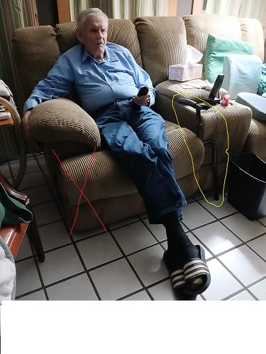 Able Life Universal Stand Assist with Legs, Chair Lift-Assist for Elderly, Grab Bar Standing Aid for Seniors, Daily Living Mobility Aid, Brown customer photo 2