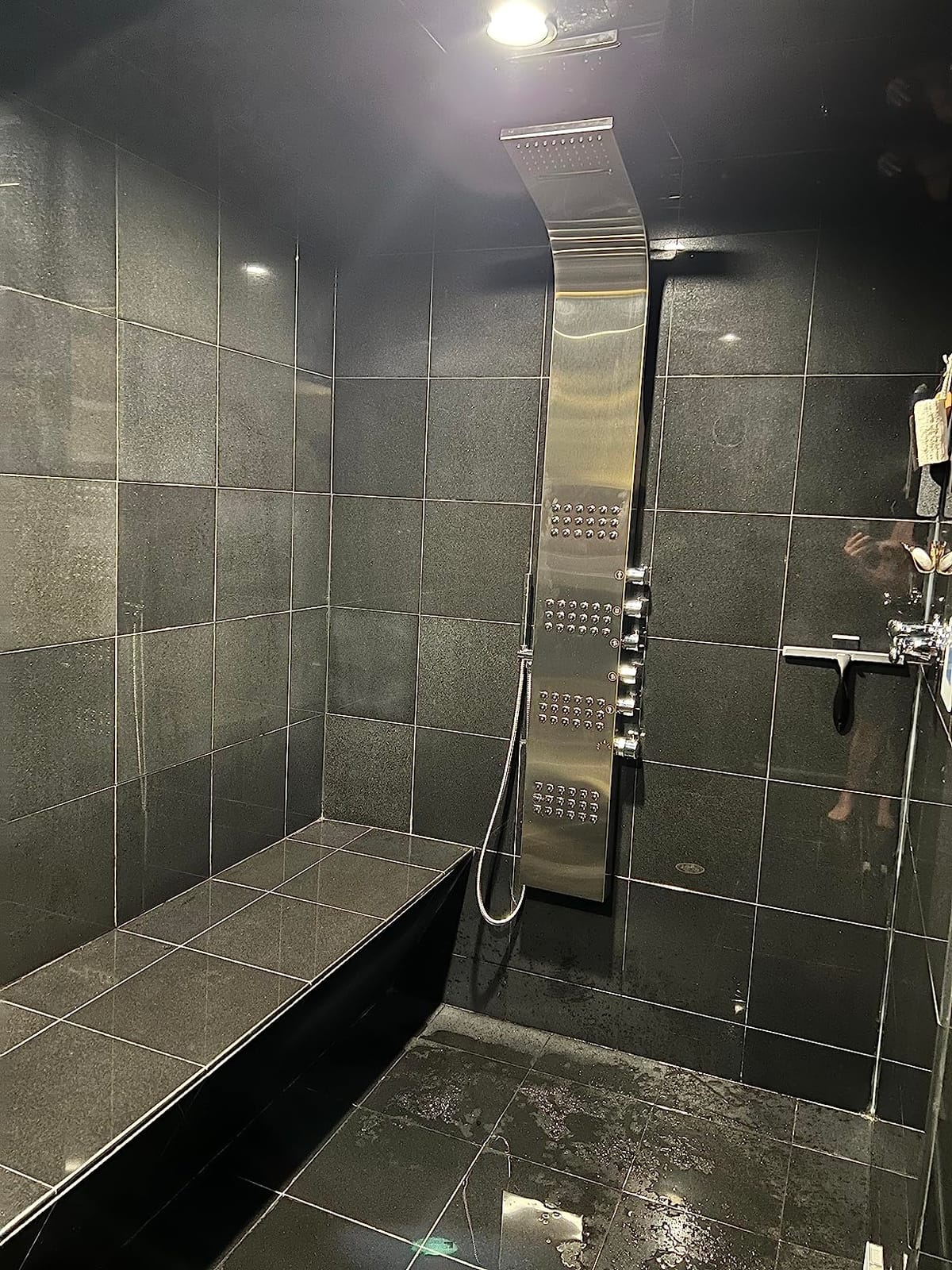 Blue Ocean 64.5” Stainless Steel SPS8727 Thermostatic Shower Panel Column with Rainfall Showerhead, Body Jets, and Handheld Showerhead, Shower Tower customer photo 2