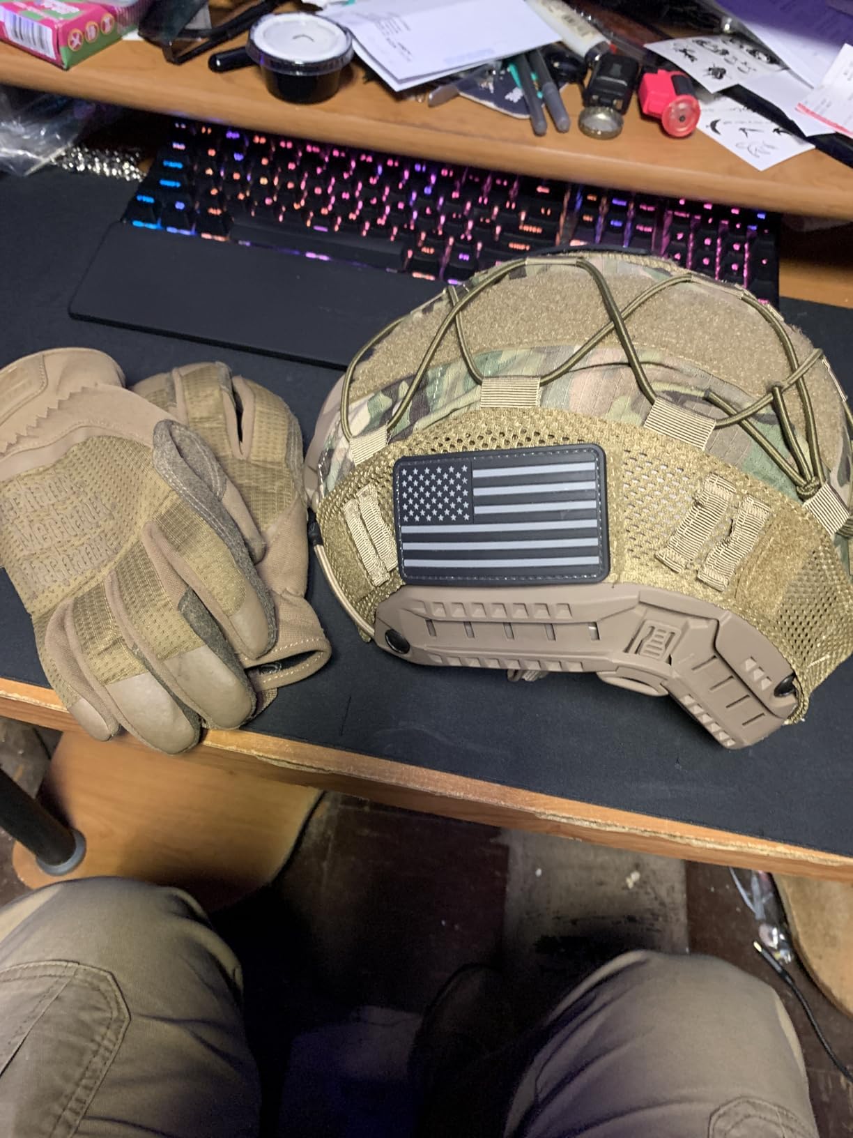 ATAIRSOFT Adjustable Maritime Helmet ABS for Airsoft Paintball customer photo 1