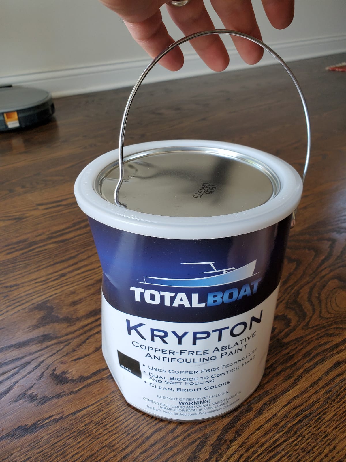 TotalBoat Krypton Copper-Free Antifouling Boat Bottom Paint - Black Quart customer photo 1