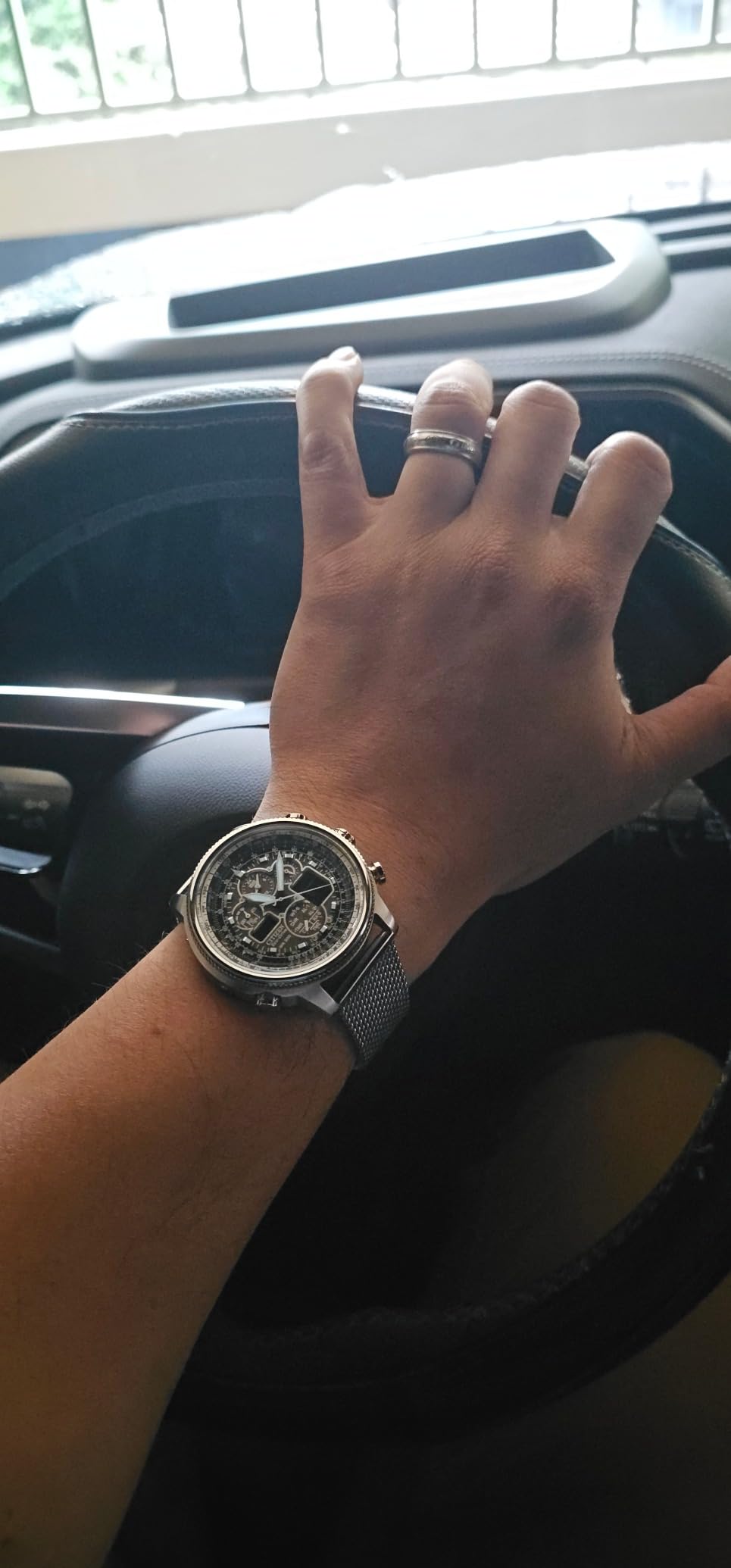 Citizen Men's Promaster Navihawk A-T Eco-Drive Pilot Watch, Atomic Timekeeping, Chronograph customer photo 1