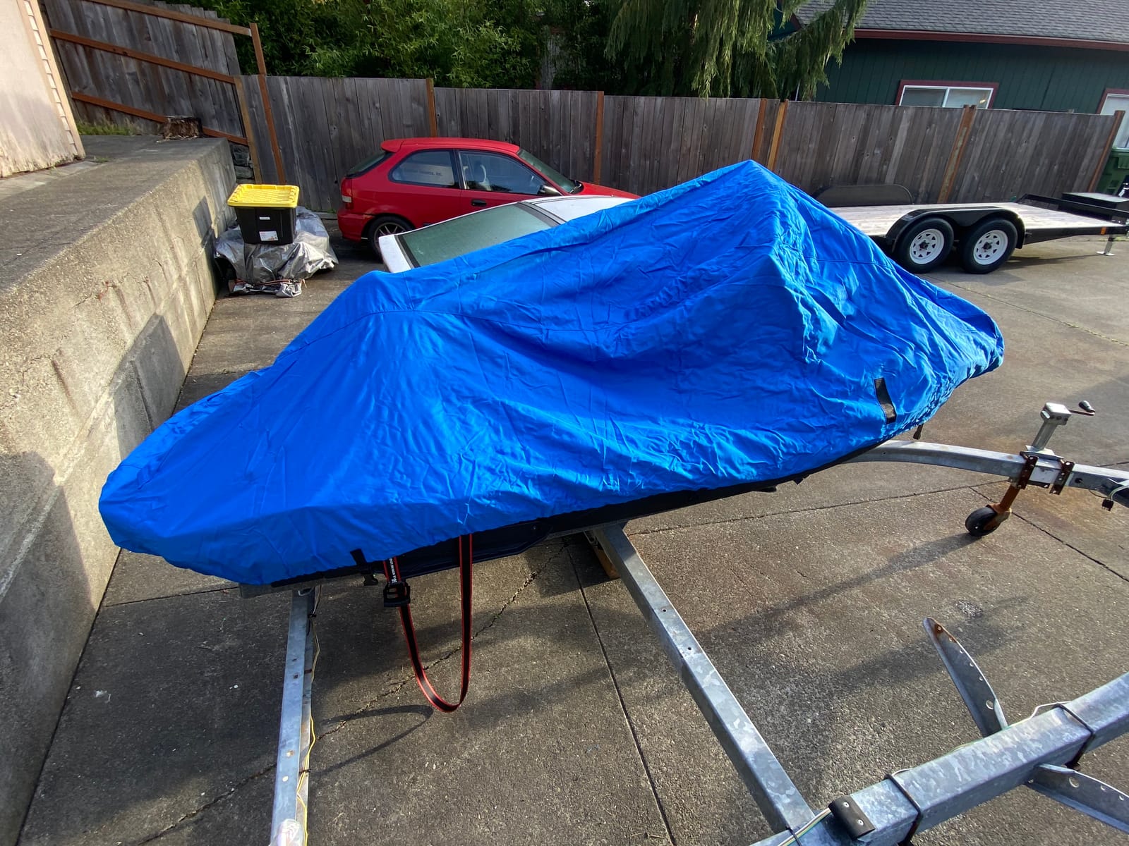 Budge Waterproof Trailerable Jet Ski Cover, Fits 121-135 in PWCs customer photo 2