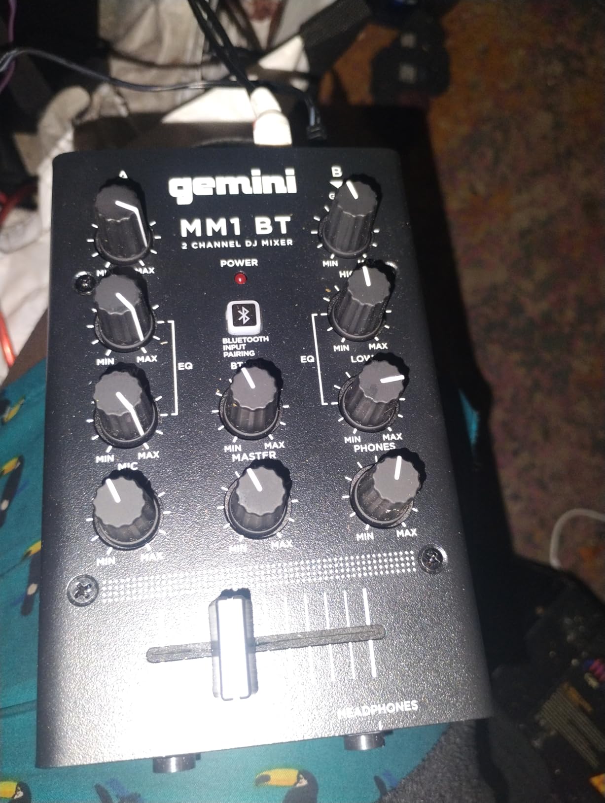 Gemini Portable 2-Channel DJ Mixer with Crossfader & EQ (MM1) customer photo 2