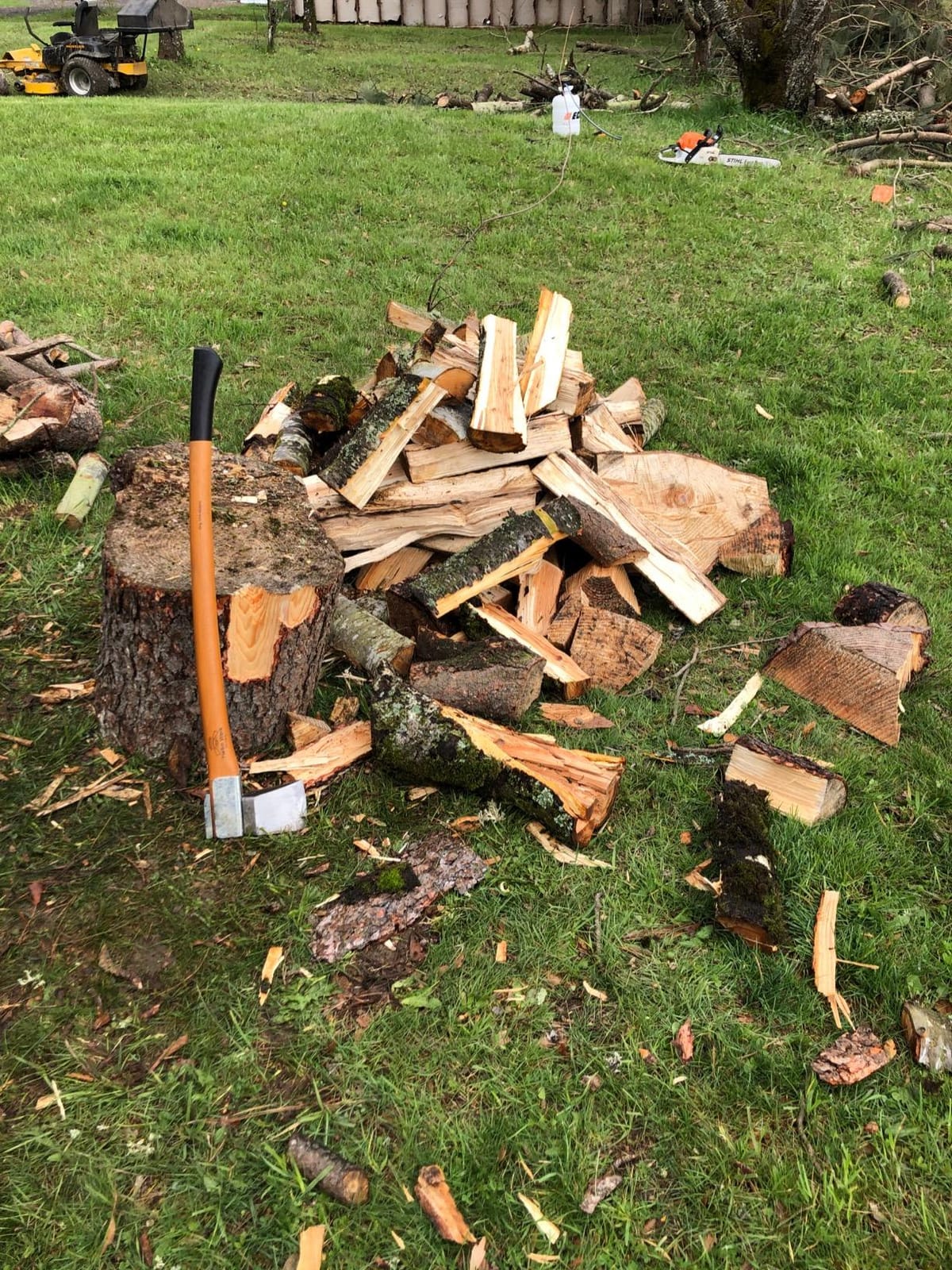 1844 Helko Werk Germany Vario Heavy Log Splitter (10058) | Made In Germany Splitting Axe for Splitting Wood Firewood Head 6.5 Pound Handle 36 Inch Vario Heavy Log Splitter customer photo 2